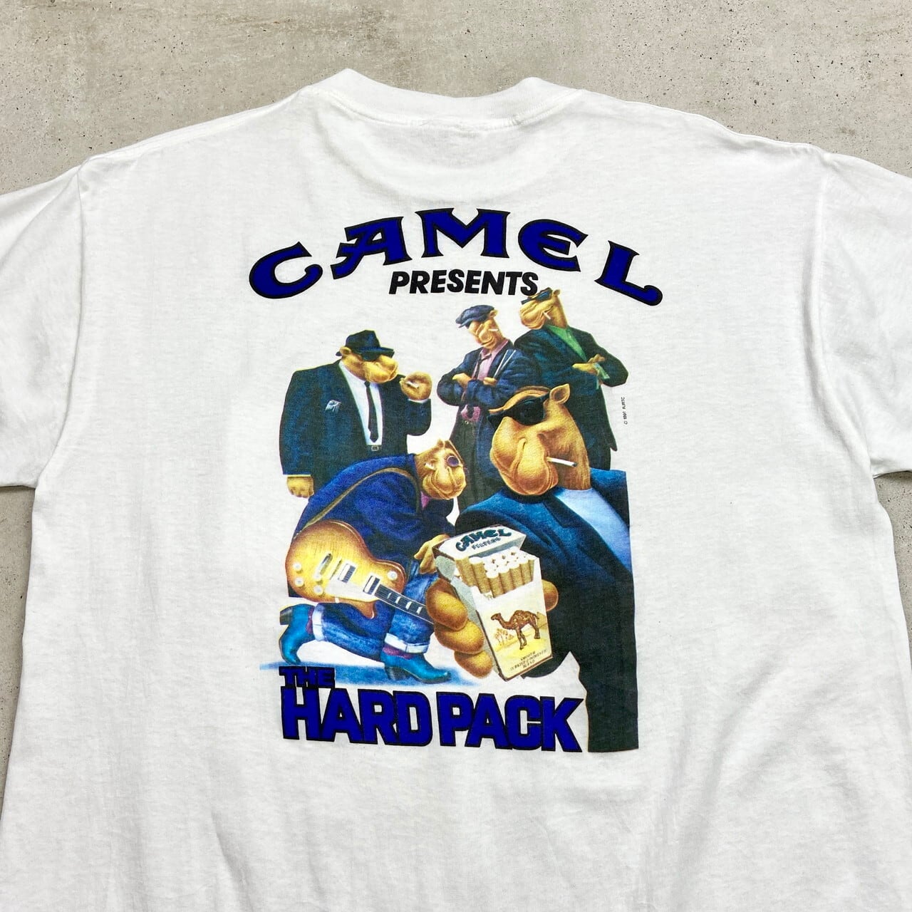 90年代 CAMEL キャメル タバコ アドバタイジングプリントTシャツ ポケT