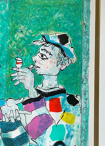 ポール・アイズピリ、大判リトグラフ、Aizpiri、自筆サイン、カルダー