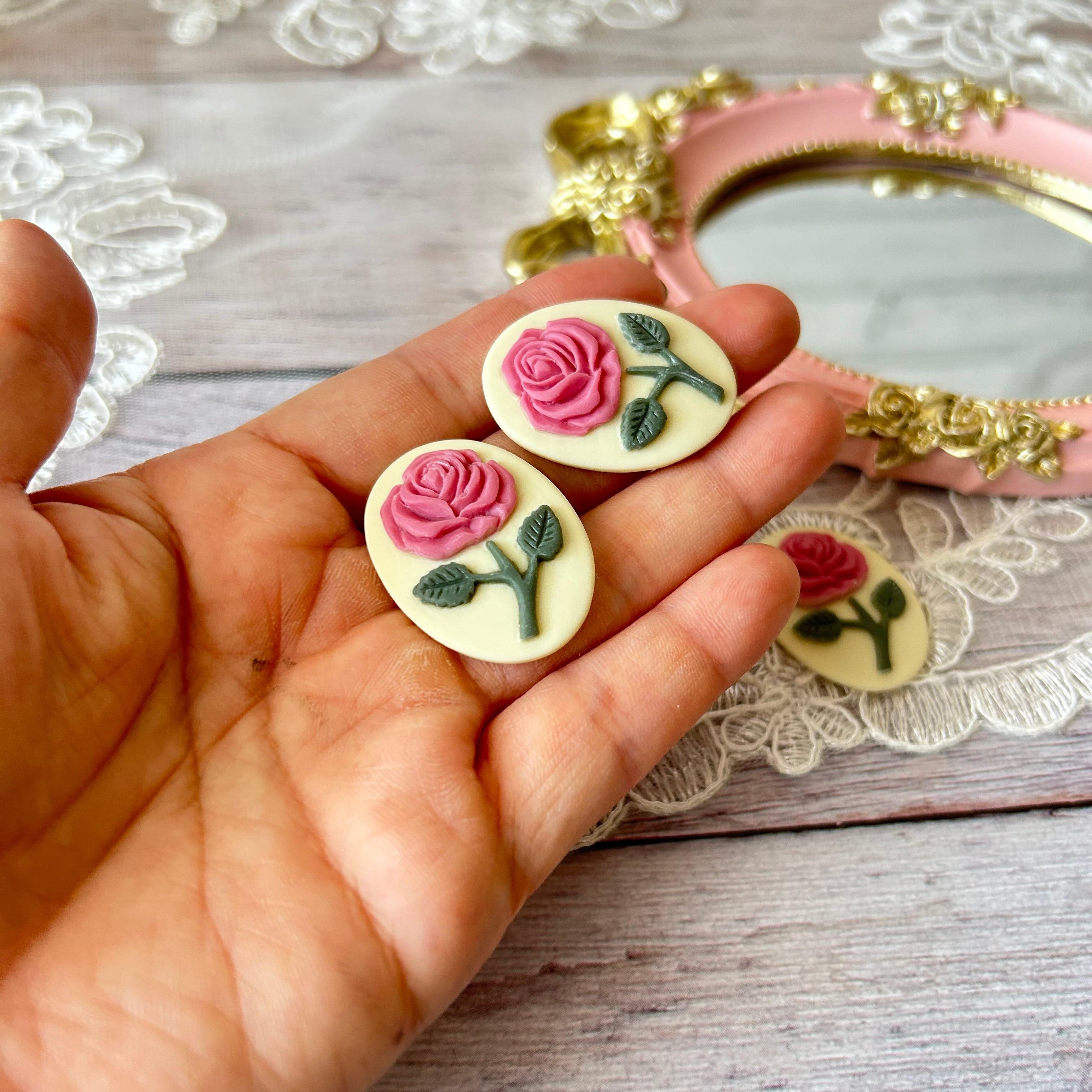 ✤作家ものシェルカメオ✤18金✤2ways チョコレート✤作家ものシェルカメオ