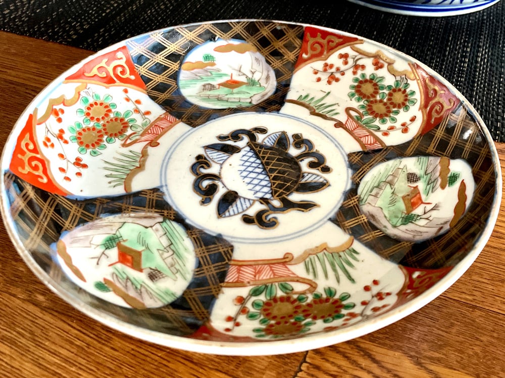 御深井 ひだ皿 豆皿 江戸時代 6枚セット小皿 茶道具 和食器 古