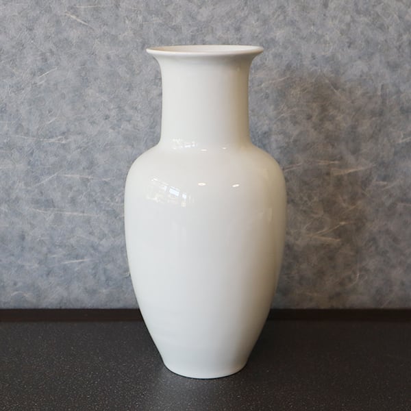 1969有田焼染付山水花瓶