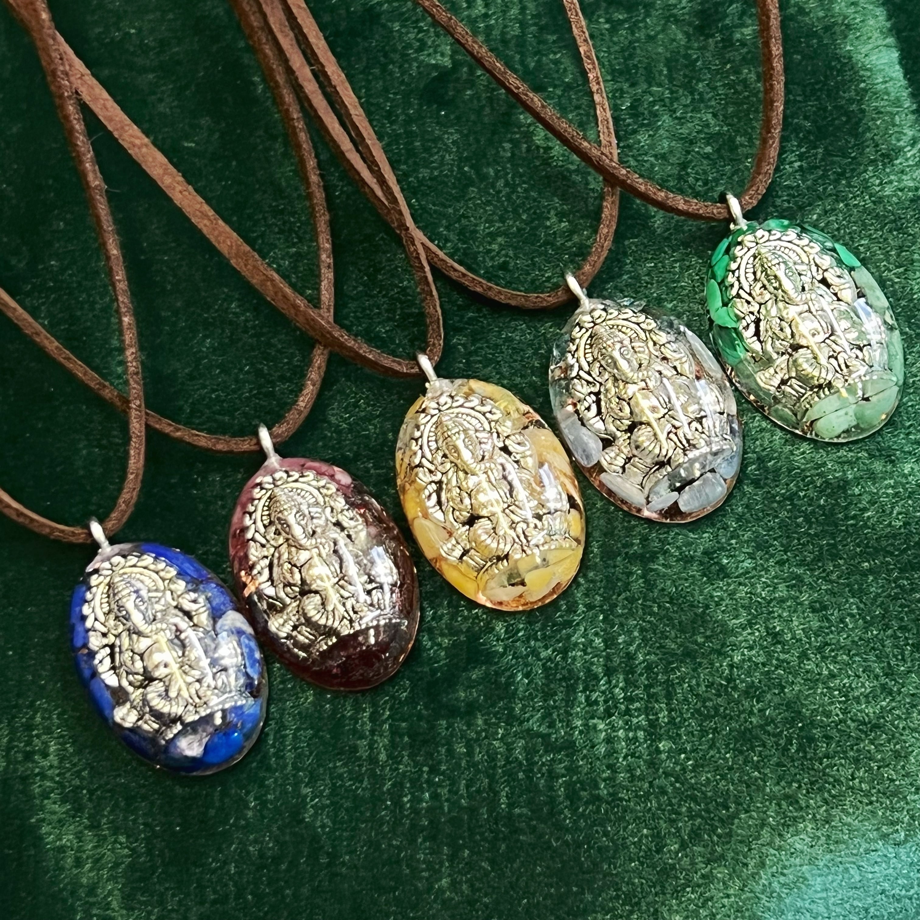 ガネーシャオルゴナイト ネックレス | オルゴナイト 通販 天然石雑貨屋