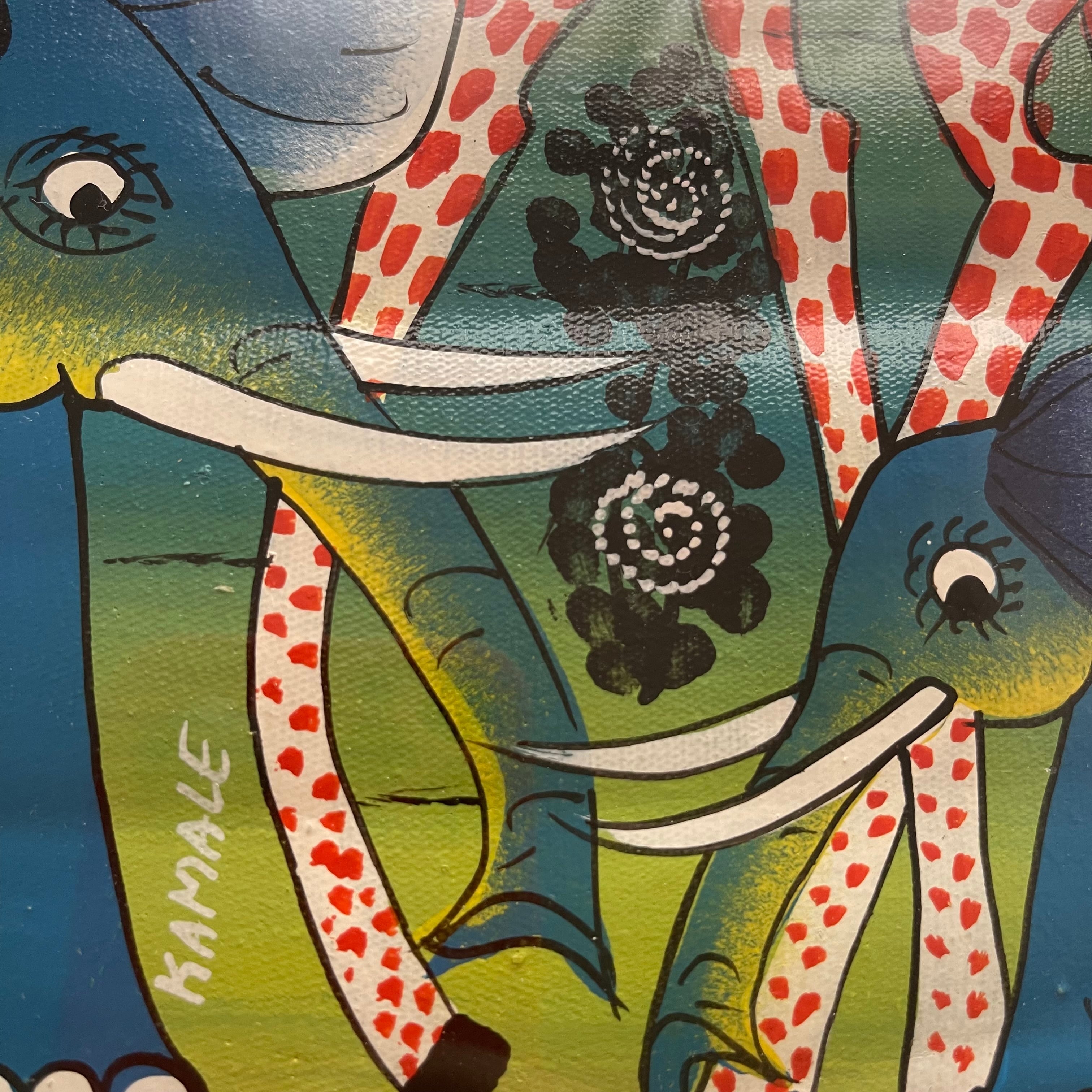 ティンガティンガアート フレーム付き 原画 40×30cm T-b3 | INEE