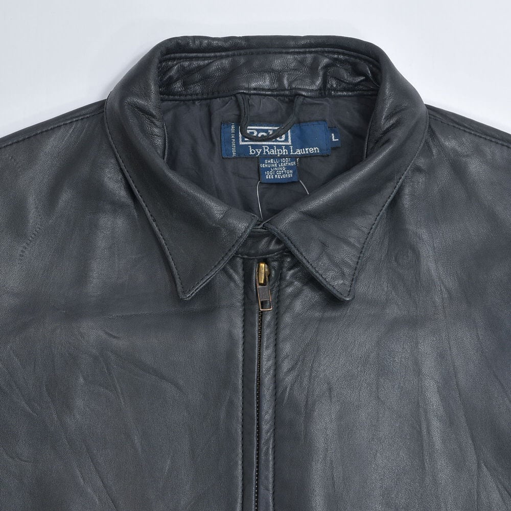 90s ポルトガル製 POLO by Ralph Lauren ラルフローレン レザー