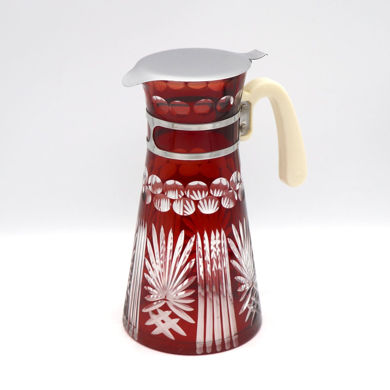 激レア品 バカラ手彫切子カットグラス5客 共箱 東Y7-0918⭐︎1F