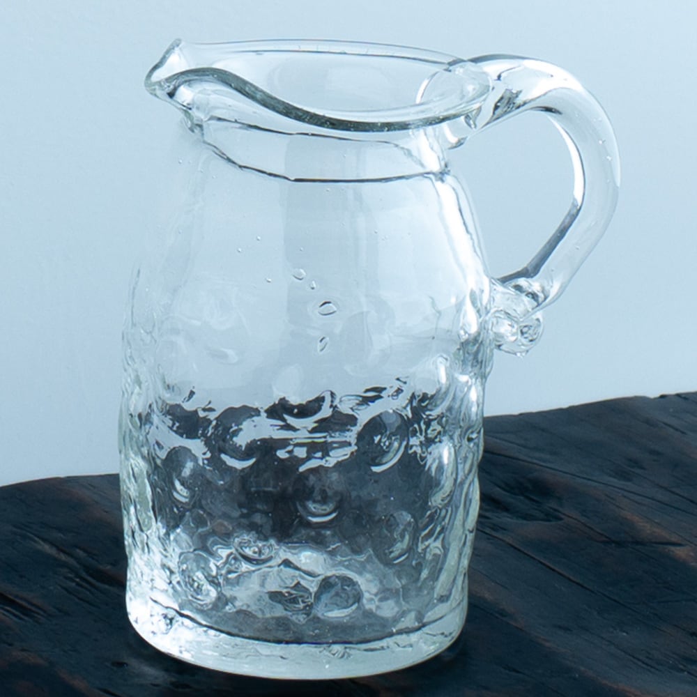 西川孝次 ガラス花瓶 日々の暮らし | 手付き瓶（花器）ひわ色 | 西川