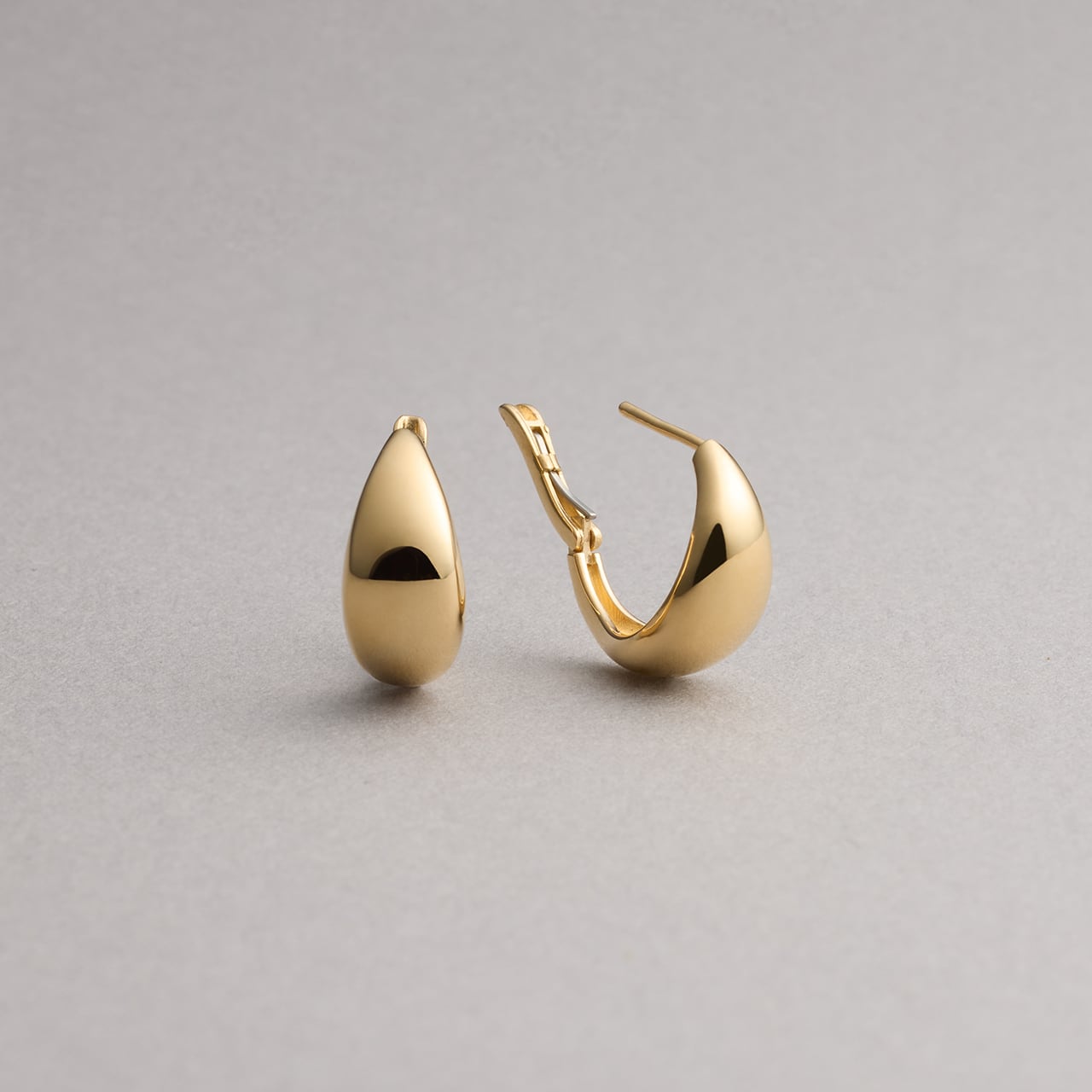 も*こ様 TSUTSUMI ゴールド フープピアス K18 K18イエローゴールド