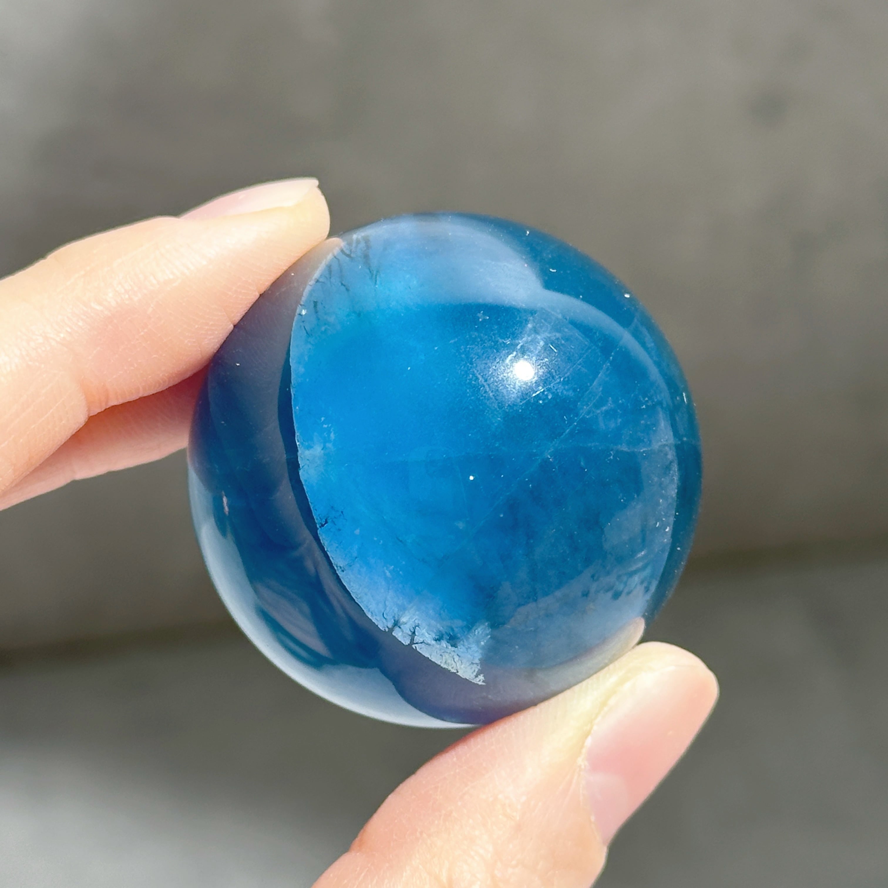 ブルーフローライト スフィア（丸玉）11◇ Blue Fluorite ◇天然石