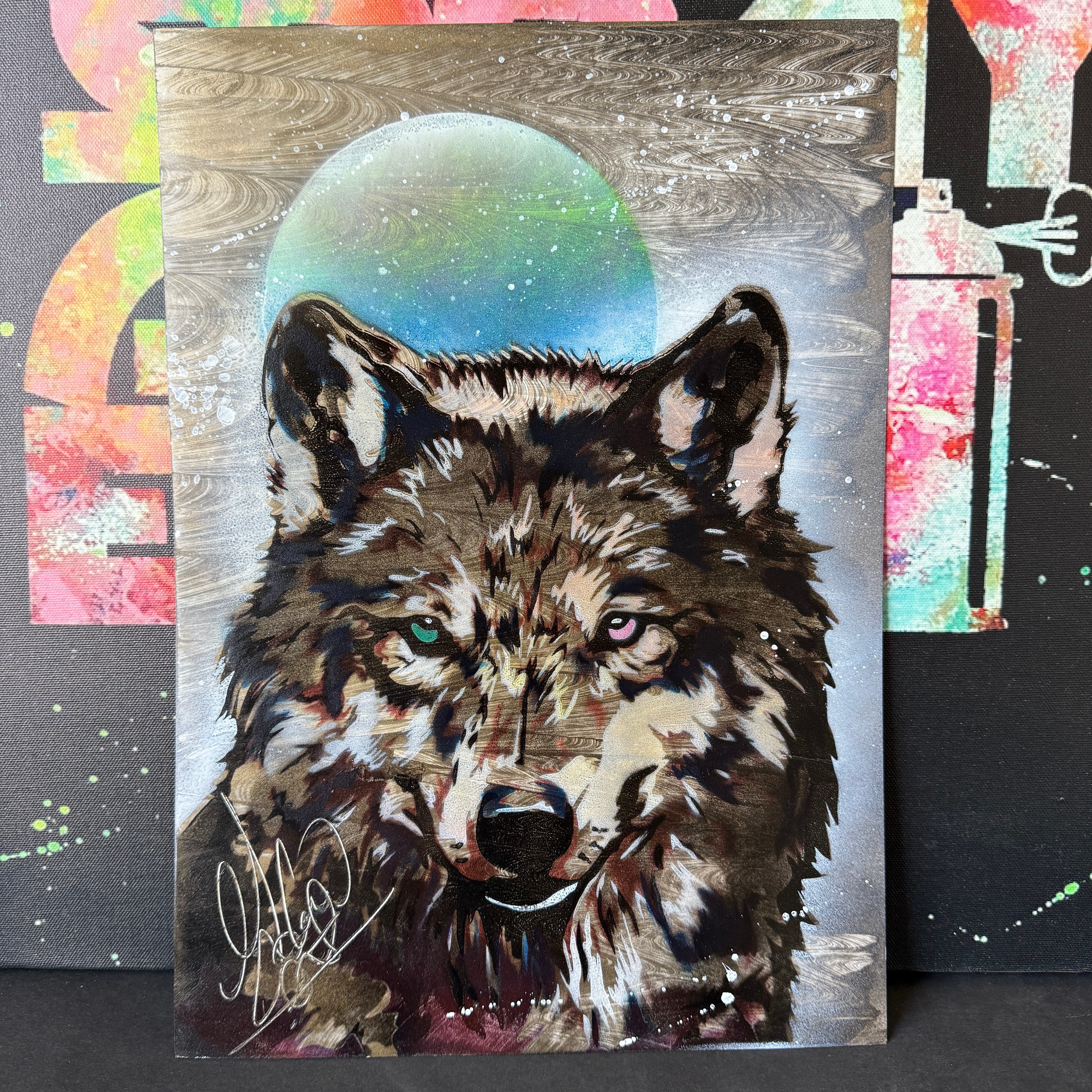 スプレーアートエデンB4原画 2枚セット スプレーアートエデンB4原画 2