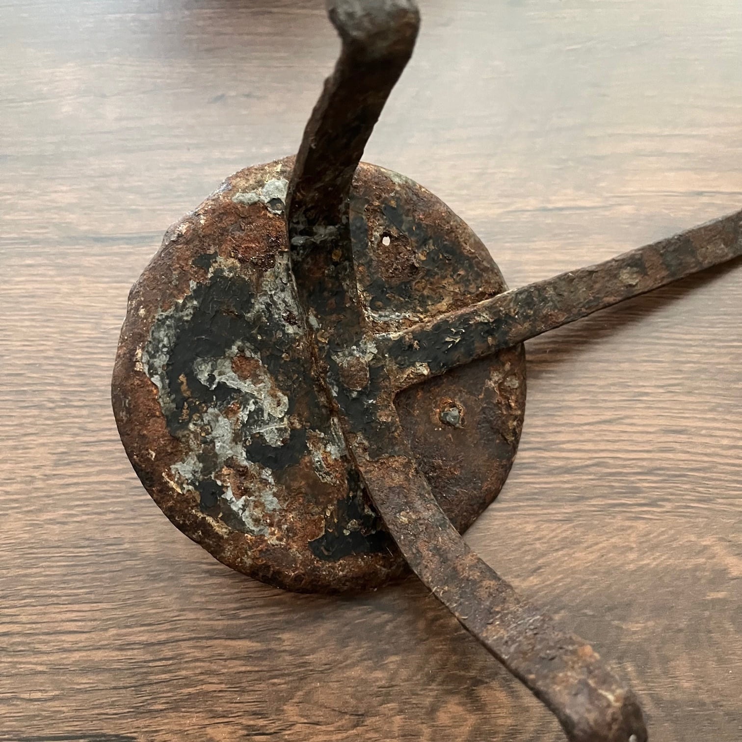 鉄製 燭台 手燭 アンティーク ヴィンテージ | 古美術 希 のぞみ 美術