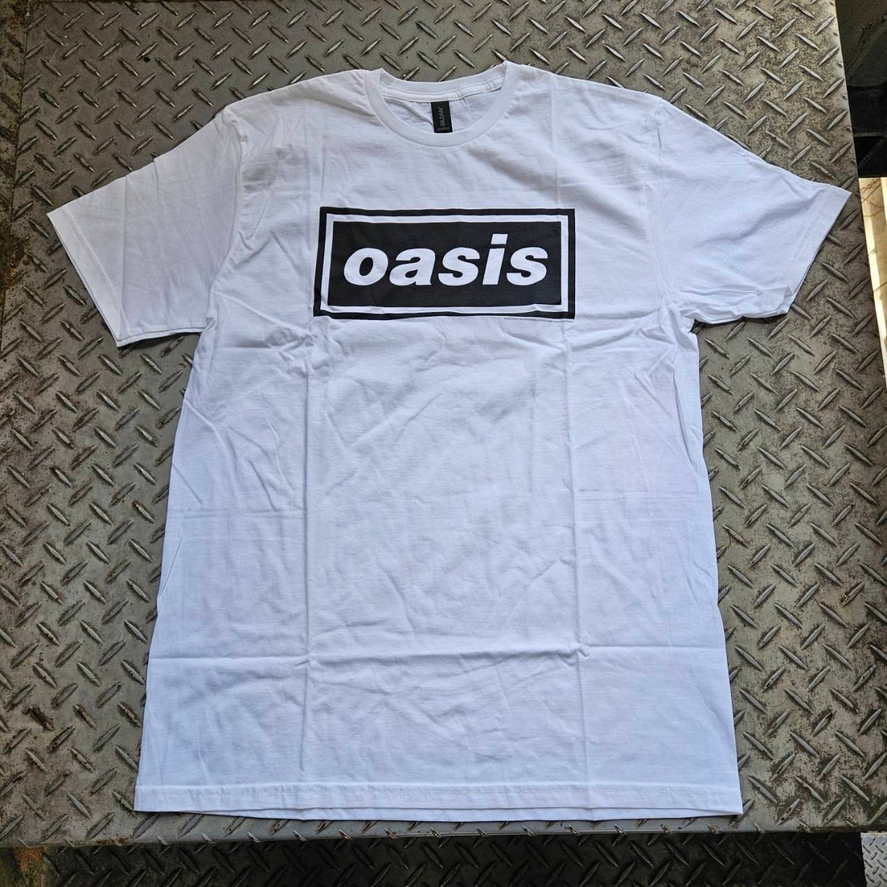 マ*ン様 Oasis プリントロゴ Tシャツ Lサイズ Oasis プリントTシャツ L