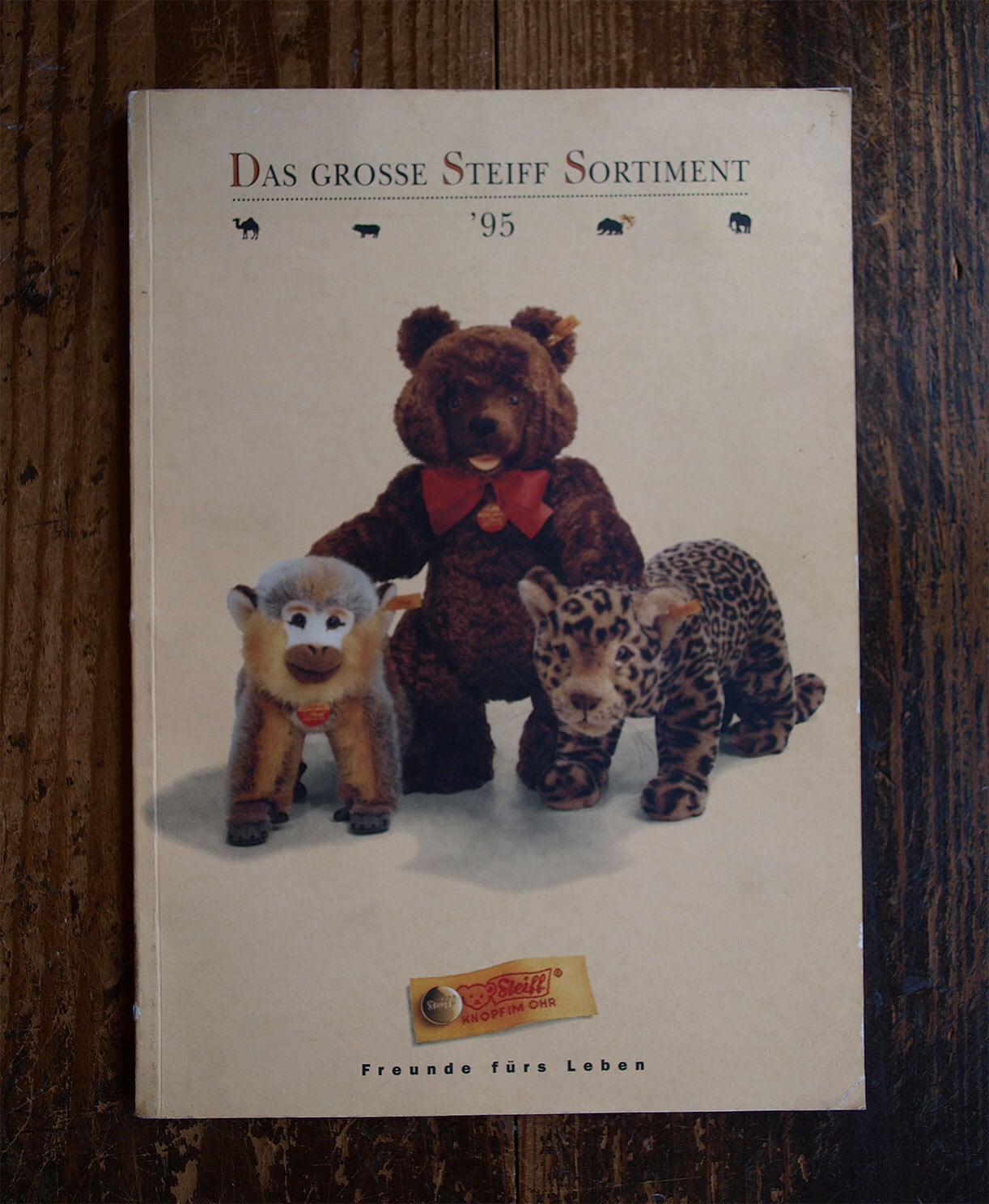 1995年シュタイフ社 カタログ 155ページ テディベア 動物 STEIFF