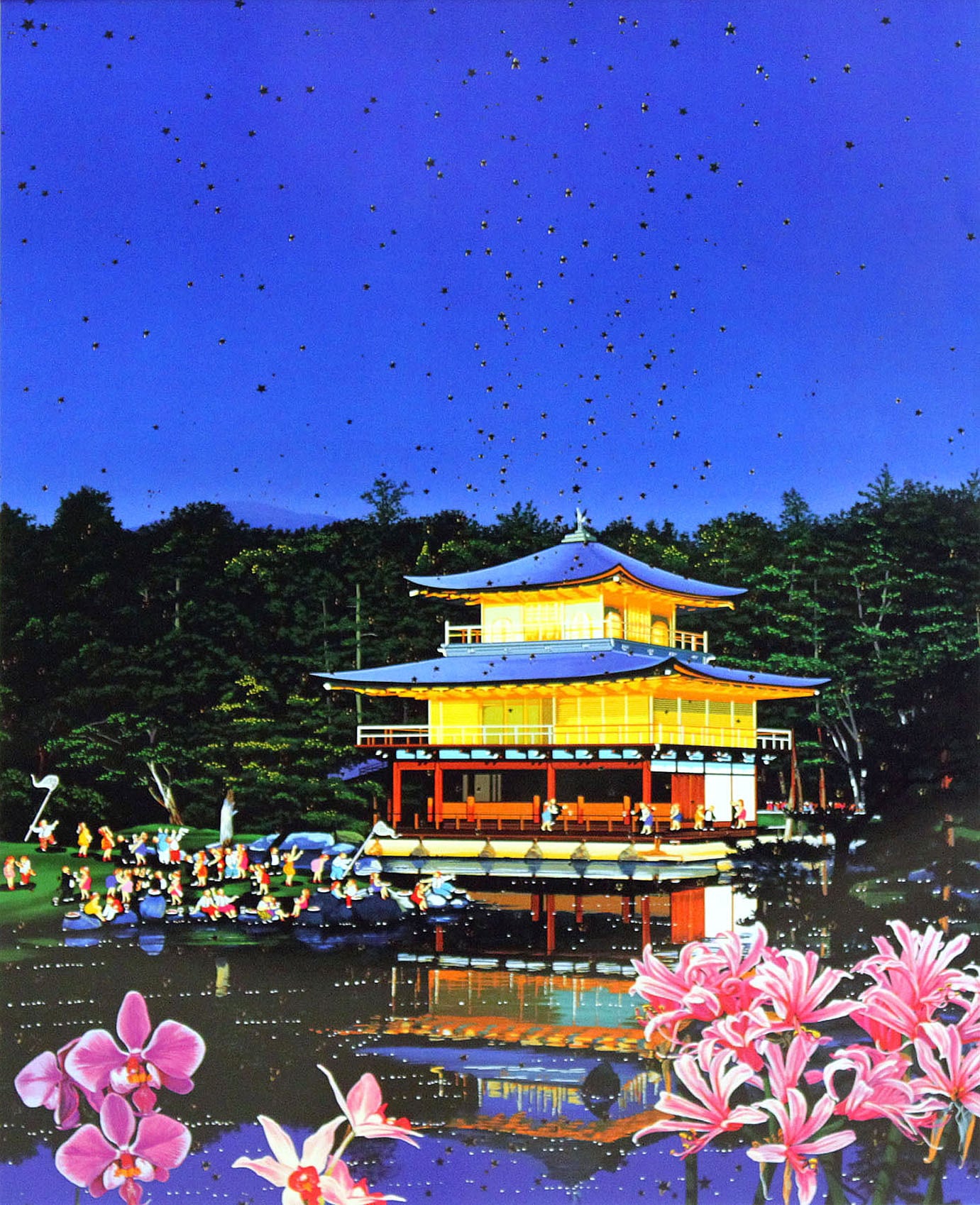 絵画 ヒロ・ヤマガタポスター額 エレクトリカルパレード 壁掛け 壁飾り