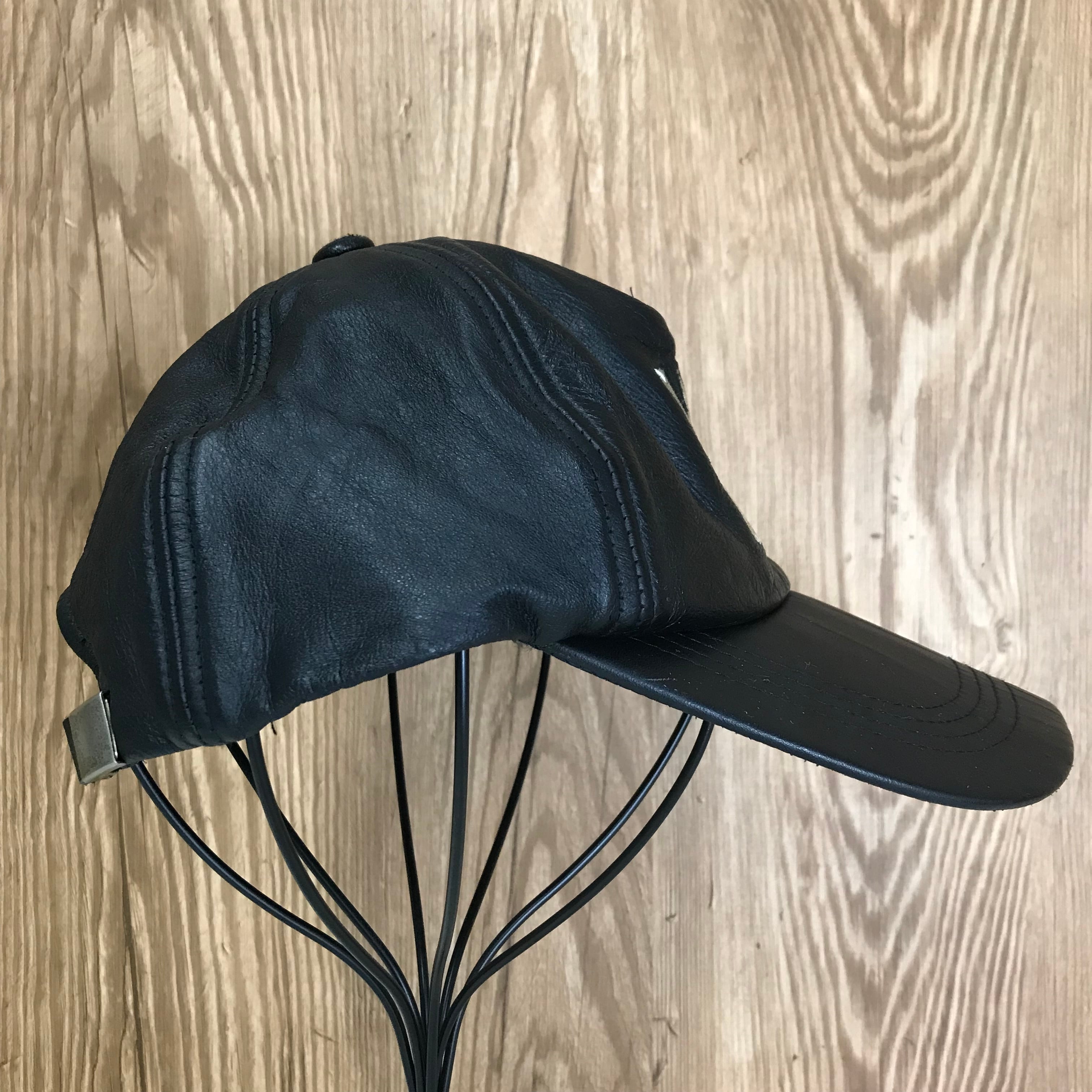 90s VINTAGE OLD GAP オールレザー キャップ 帽子 90年代 オールド