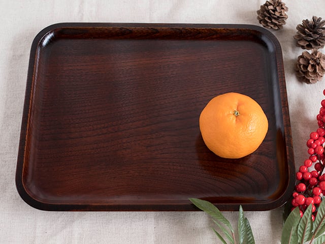 角盆(小) | わたなべ木工芸WEB SHOP