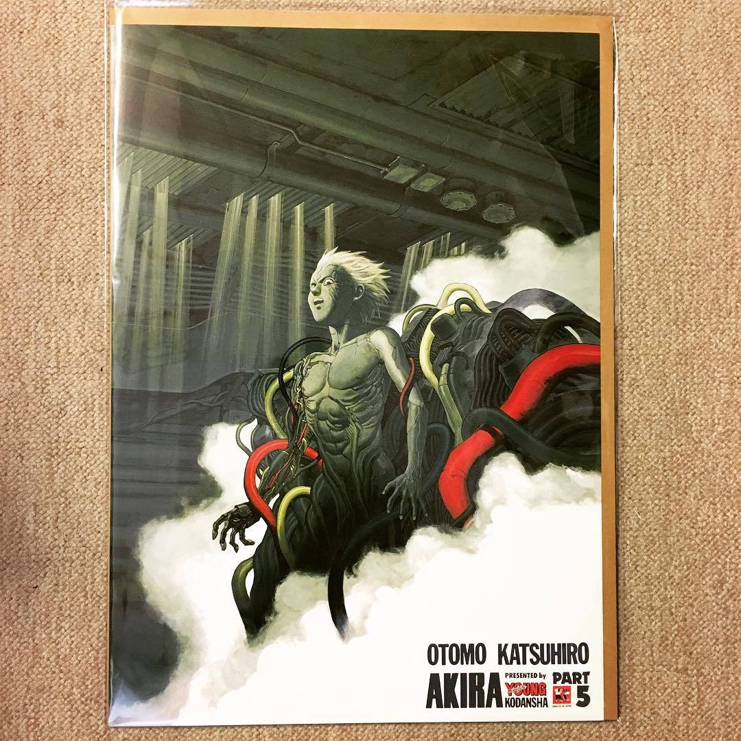 AKIRA ビデオカセット発売時の販促大判ポスター 非売品 1988 大友克洋
