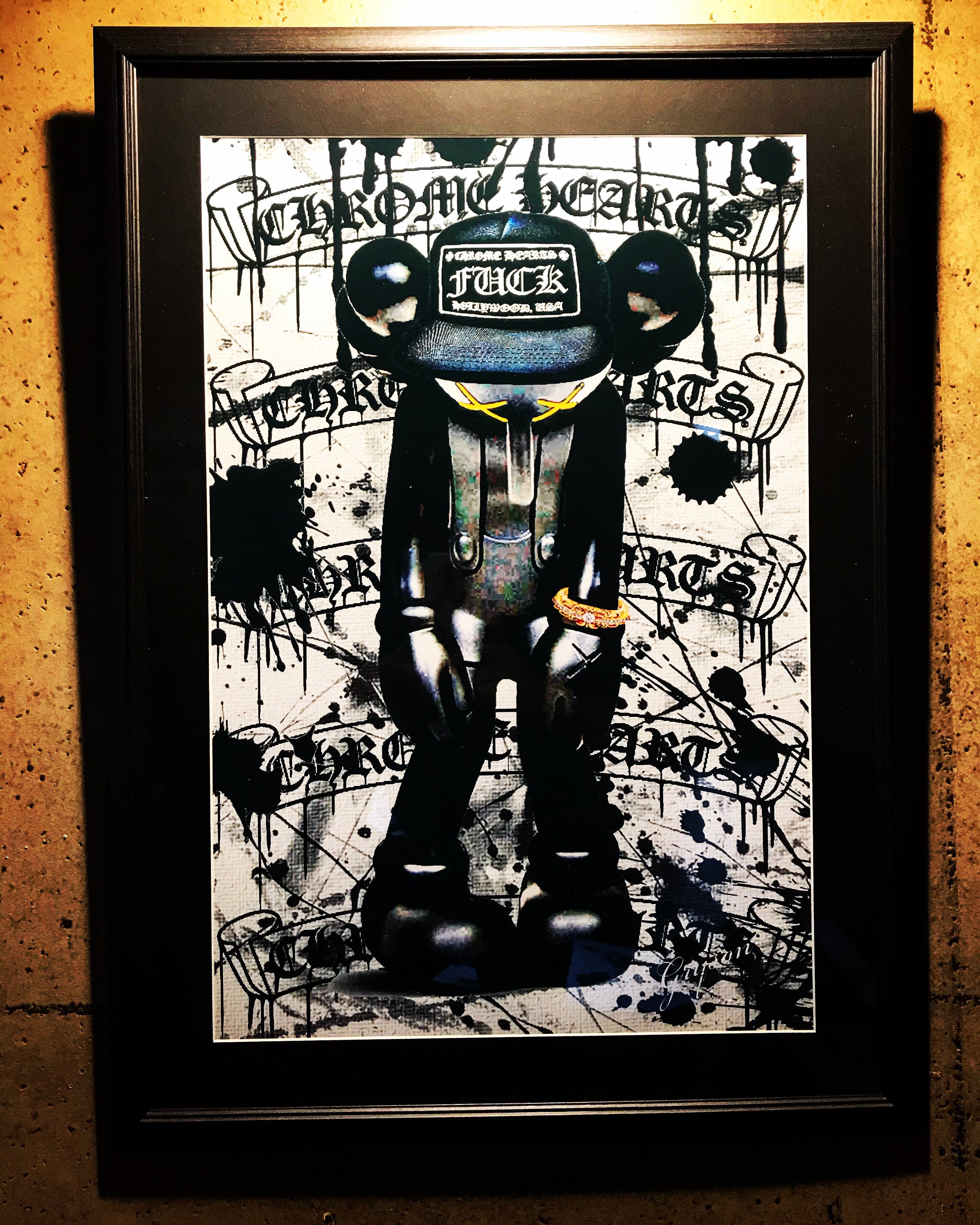 Grysonアート2.5Lカウズクロムハーツ パロディオマージュアート | MFA