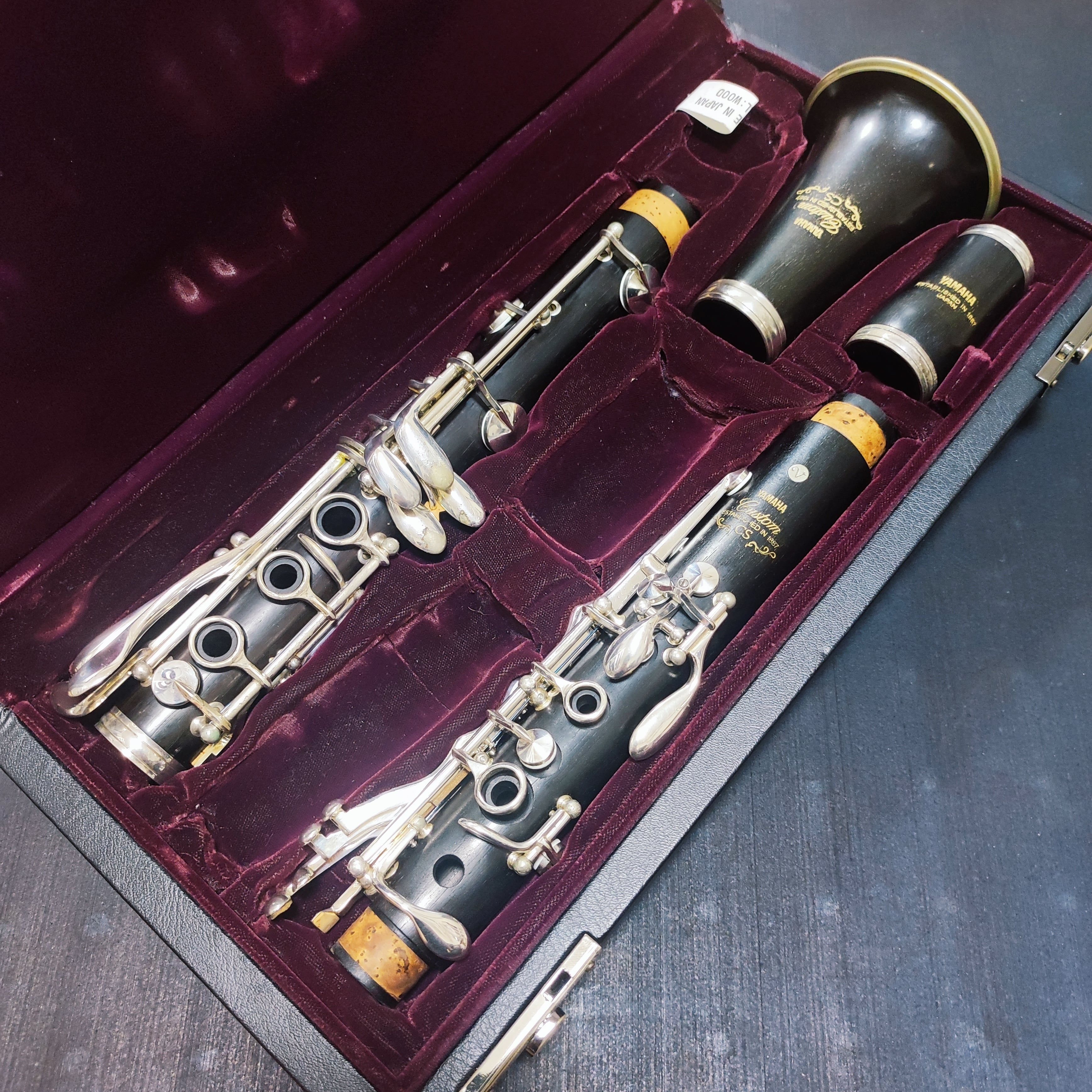 ☆調整済☆ ヤマハクラリネット YCL-852Ⅱ カスタム CSV 革タンポ換装