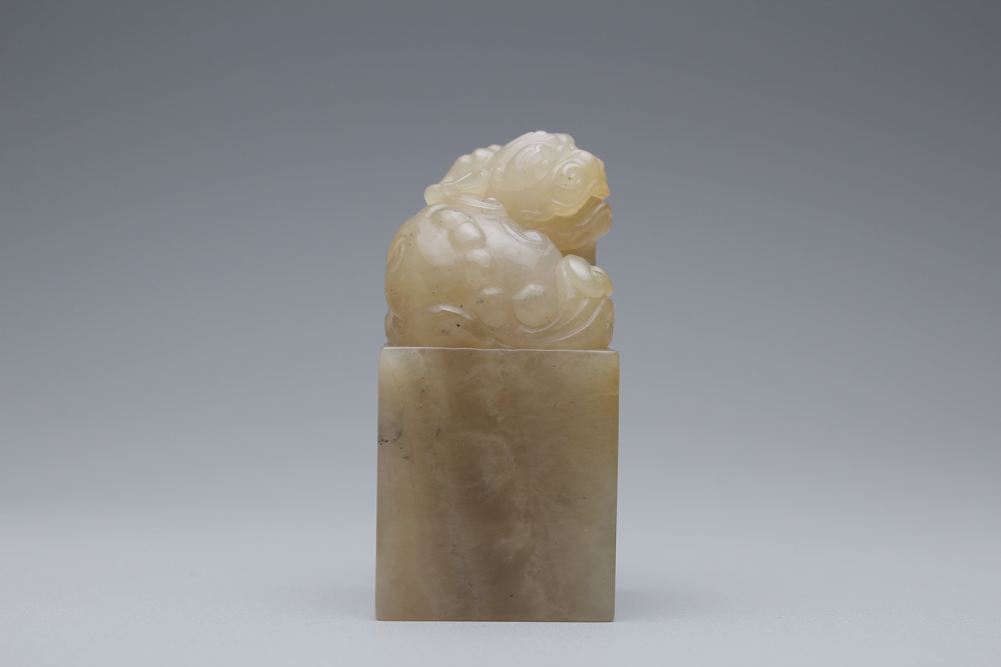 古印材 寿山石 印材 獅子印鈕 杜陵坑 書道 篆刻 書 | 正一 古美術