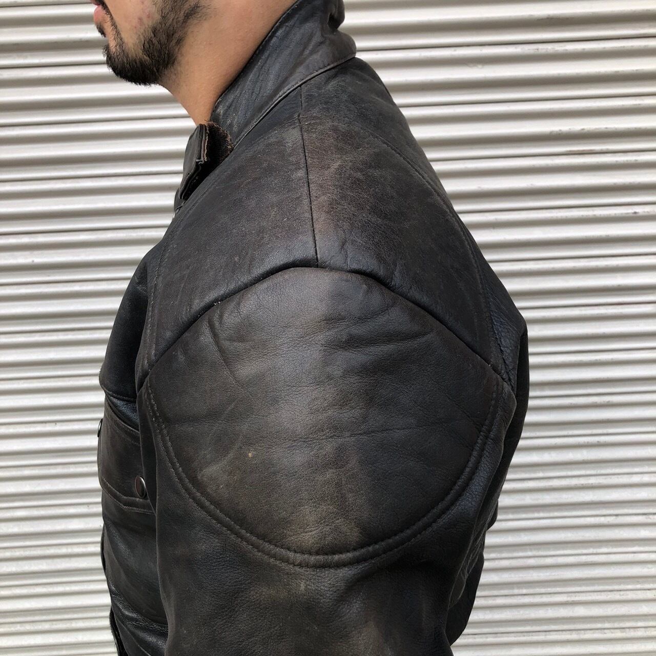 90s ドイツ製 Held leather ヘルド レザー ライダース ライナー付き