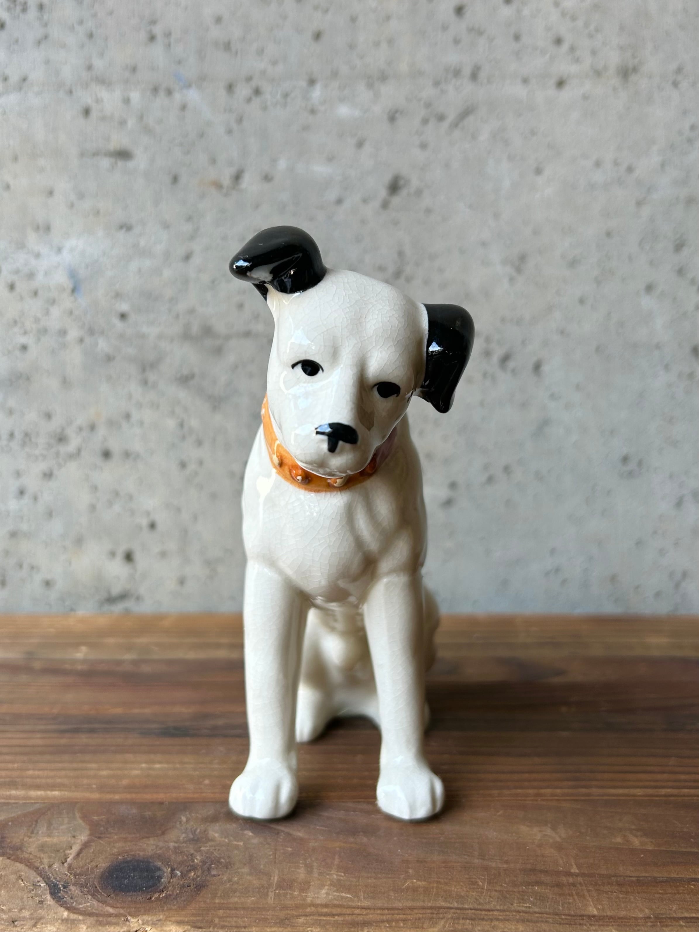 Victor ビクター犬 ニッパー君 犬 陶器 置物 レトロ アンティーク 7匹