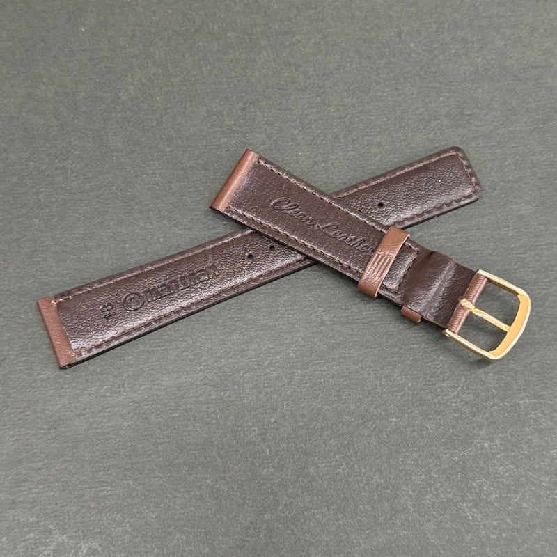 Maruman マルマン 時計ベルト 牛革バンド 18mm イタリアンカーフ 防水