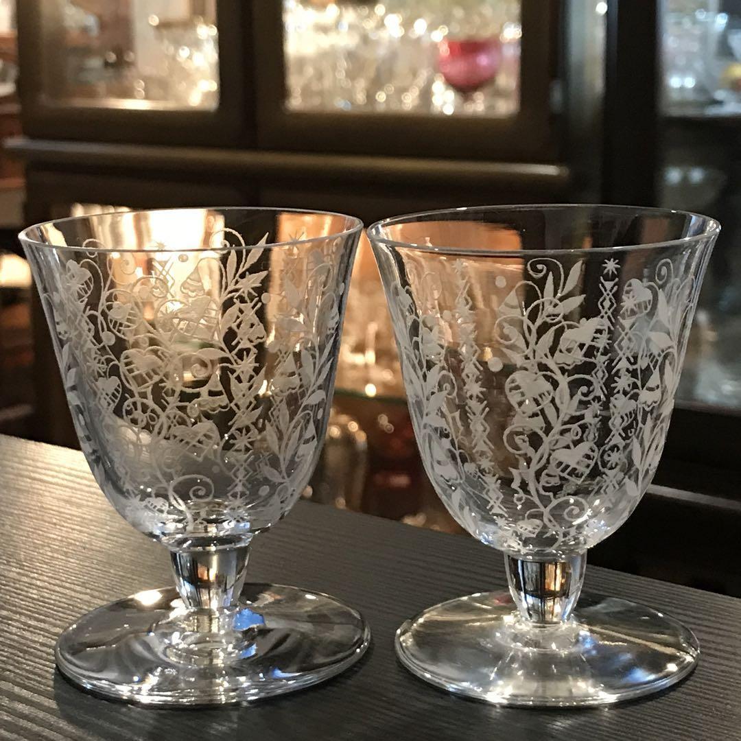 希少☆美品オールドバカラBACCARATレイラ☆アペリティフワイングラス