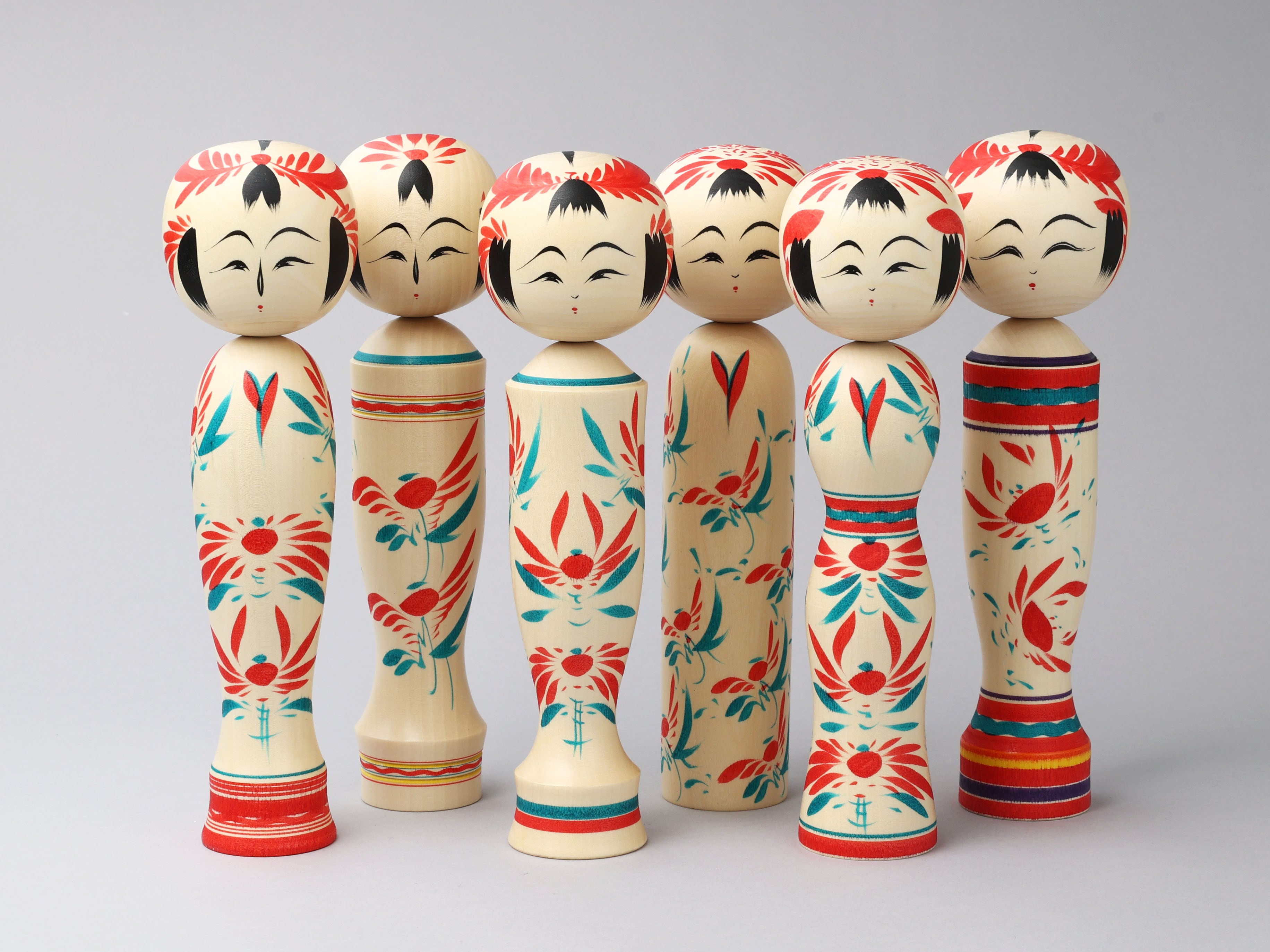 作並こけし本人型 Sakunami style kokeshi doll, Honnin-gata | 平賀