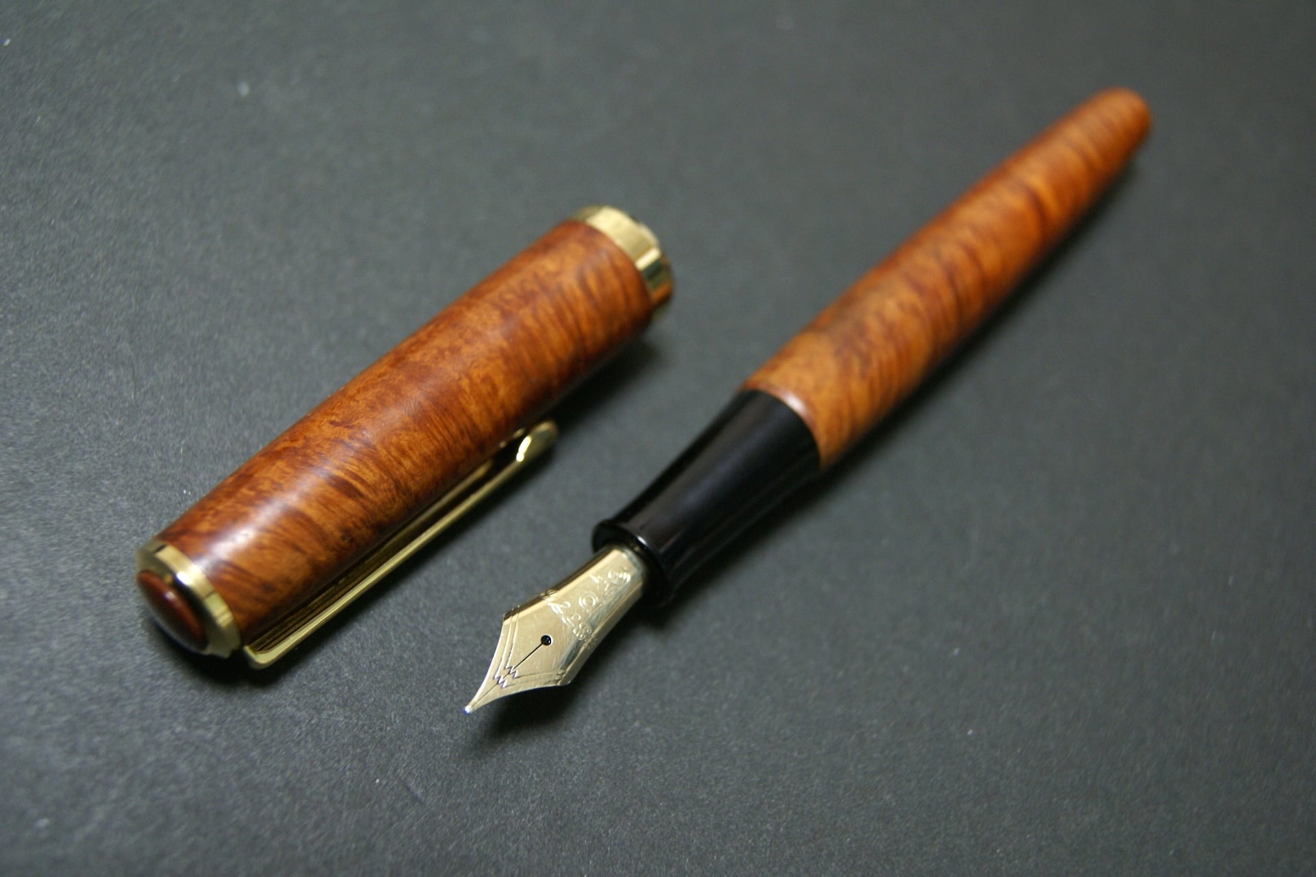 プラチナ万年筆 3776 ブライヤー旧型 細字 90s プラチナ #3776