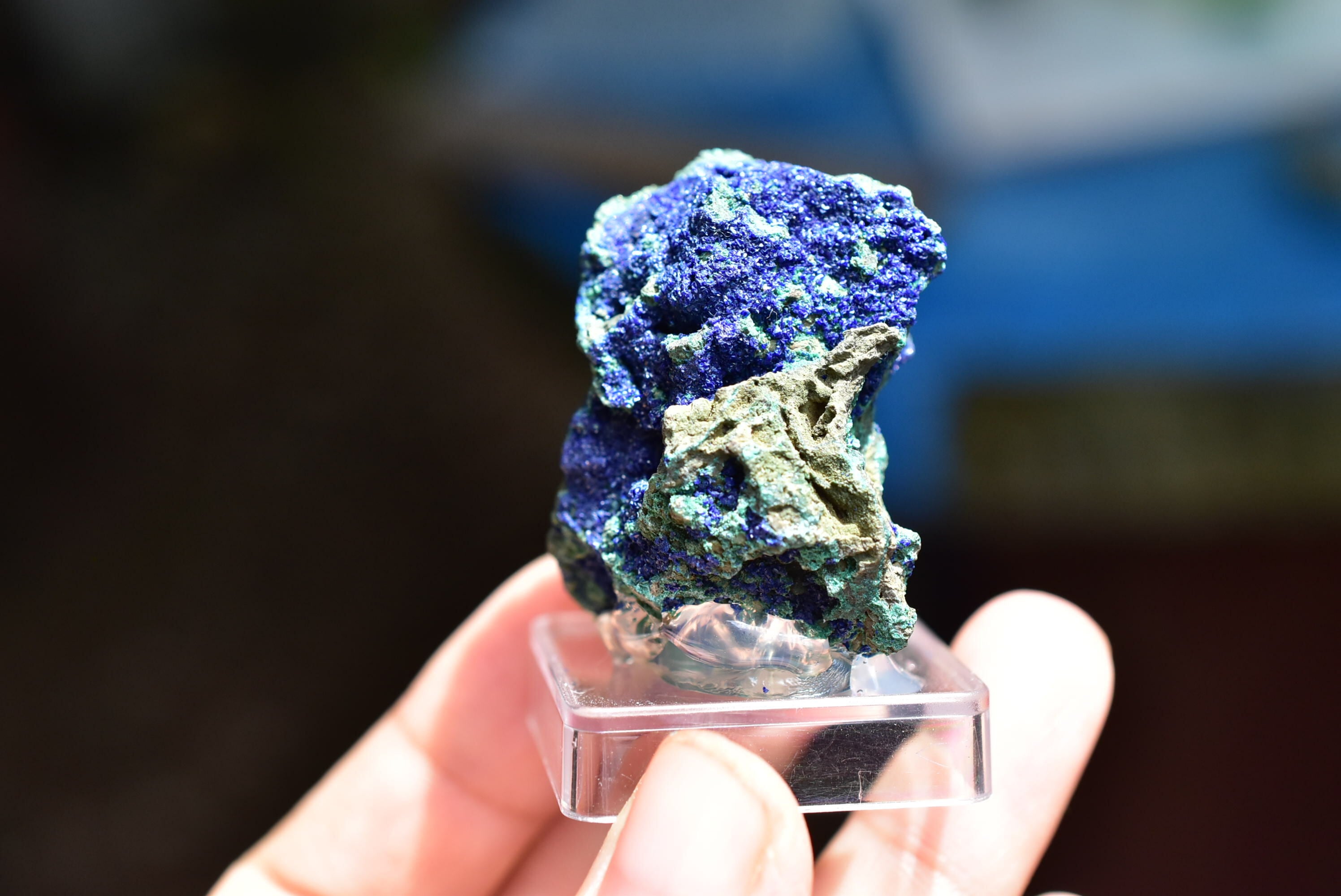 綺麗！アメジストたんとマラカイトたんだよ！これもズーンと来る