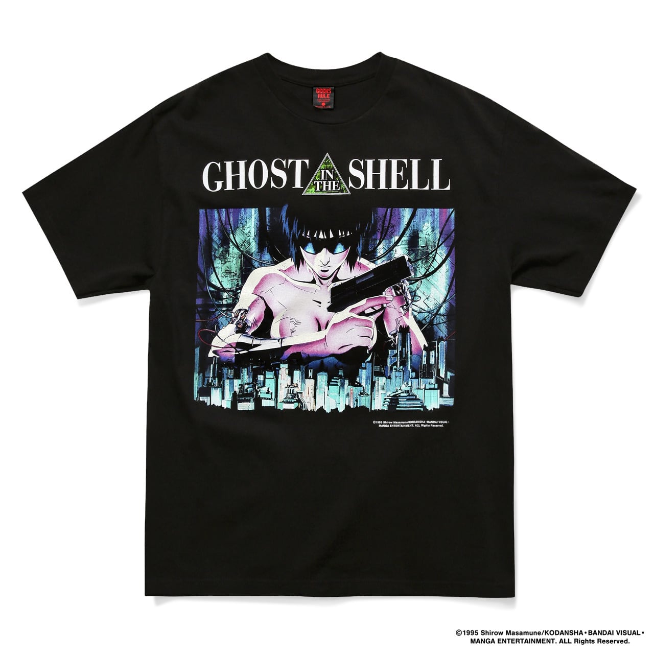 GHOST IN THE SHELL × GEEKS RULE 15 SILKSCREEN PRINTING T SHIRT vol