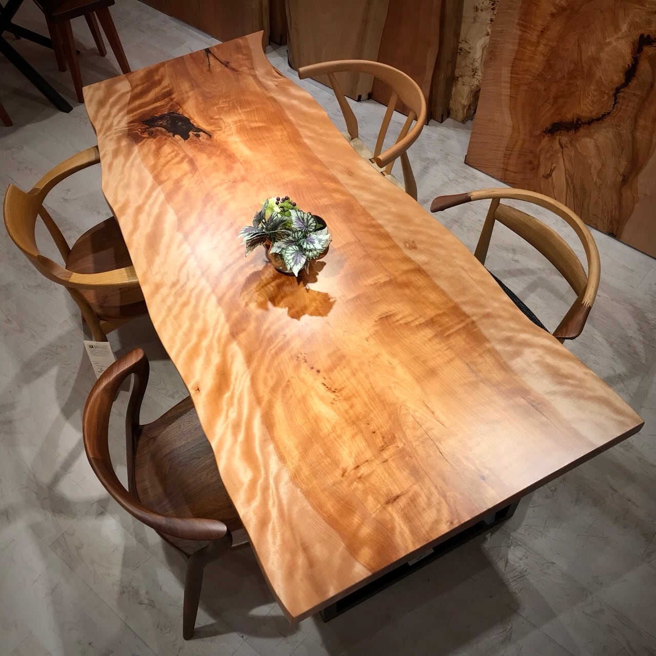 トラ杢】水目桜（ミズメザクラ）_1800×660-740-880×55_横浜元町店_