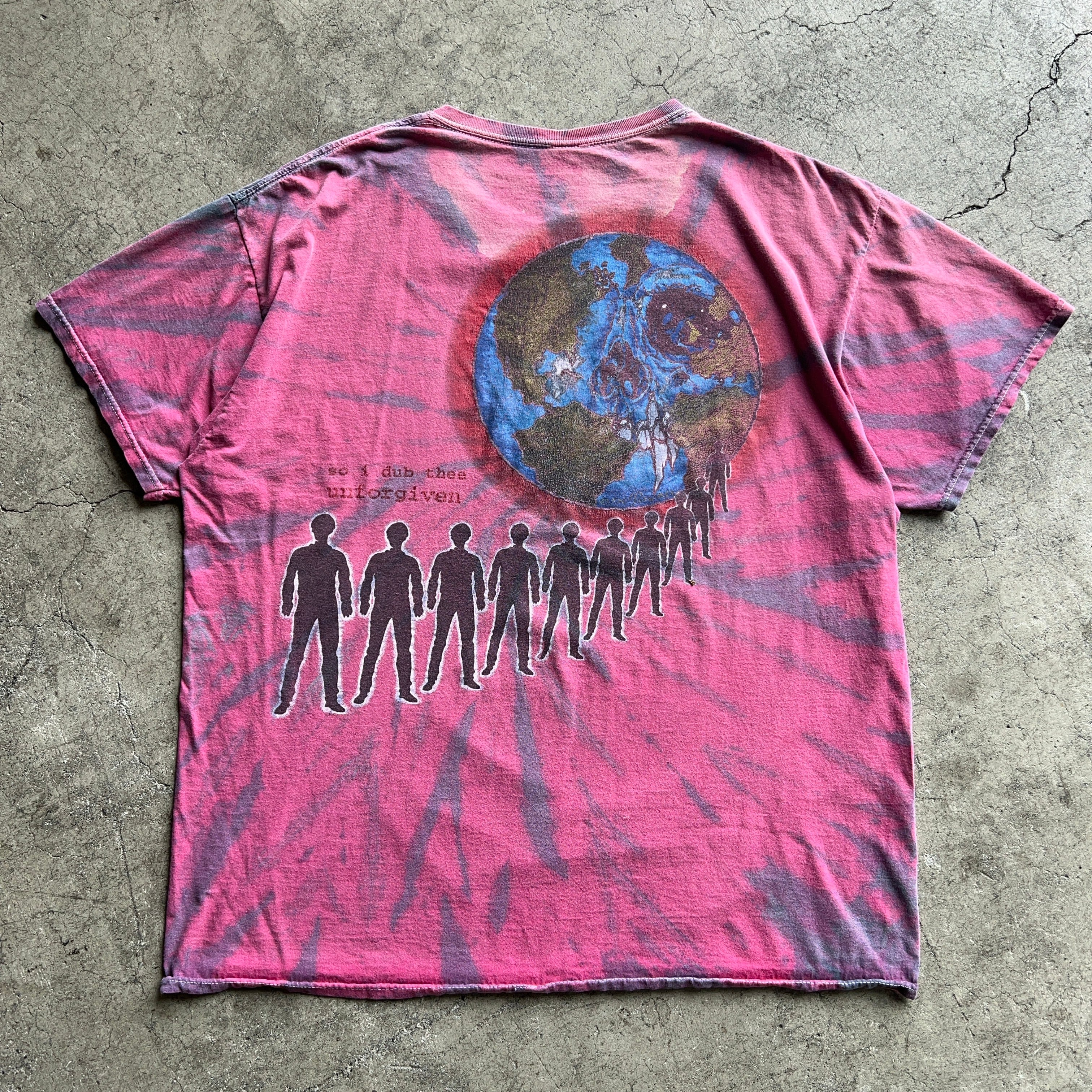 LLICA 90s Tシャツunforgiven タイダイPUSHEAD METALLICA