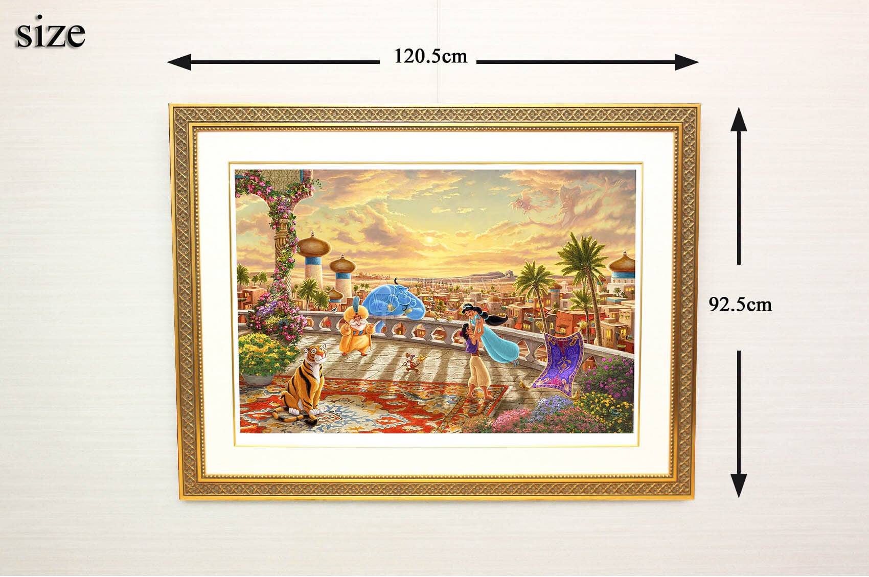 ディズニー絵画 アラジン ジャスミン ダンシング イン ザ デザート