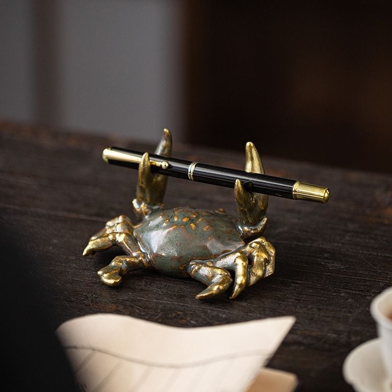 カニ 蟹 風水 置物 風水置物 吉祥 縁起物 招財 開運 財運 金運 商売