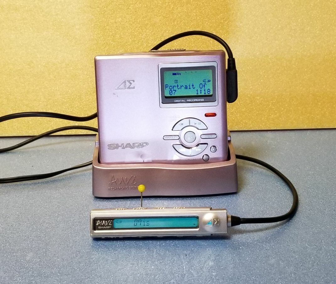 SHARP MD-DR7-P ポータブルMDレコーダー