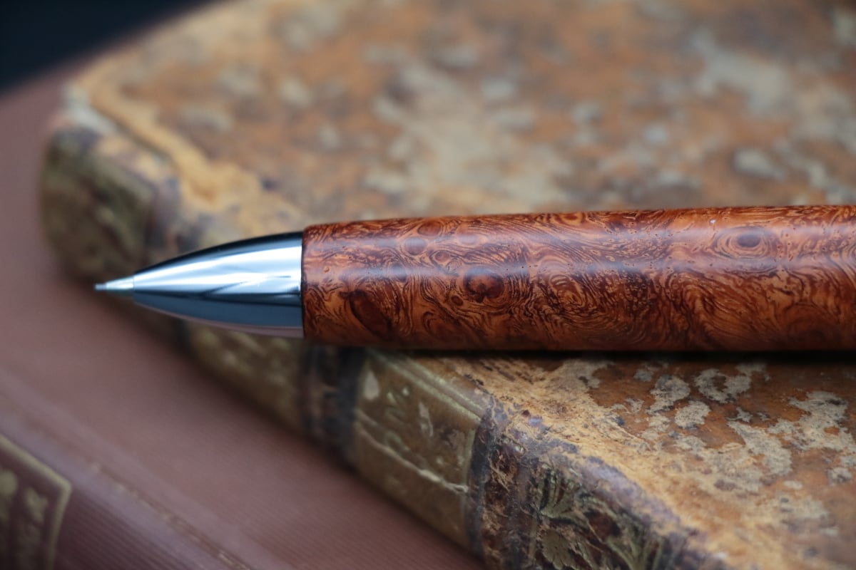 アンボイナバール 花梨瘤 瘤杢 1・Pencil 0.5mm」木軸シャープペンシル