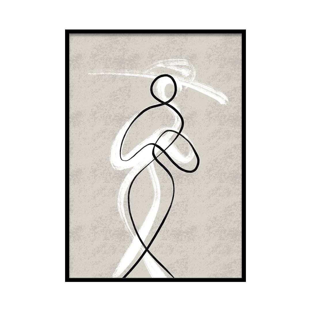 モダンピープルズ アート case01 限定ポスター付き Painting Art