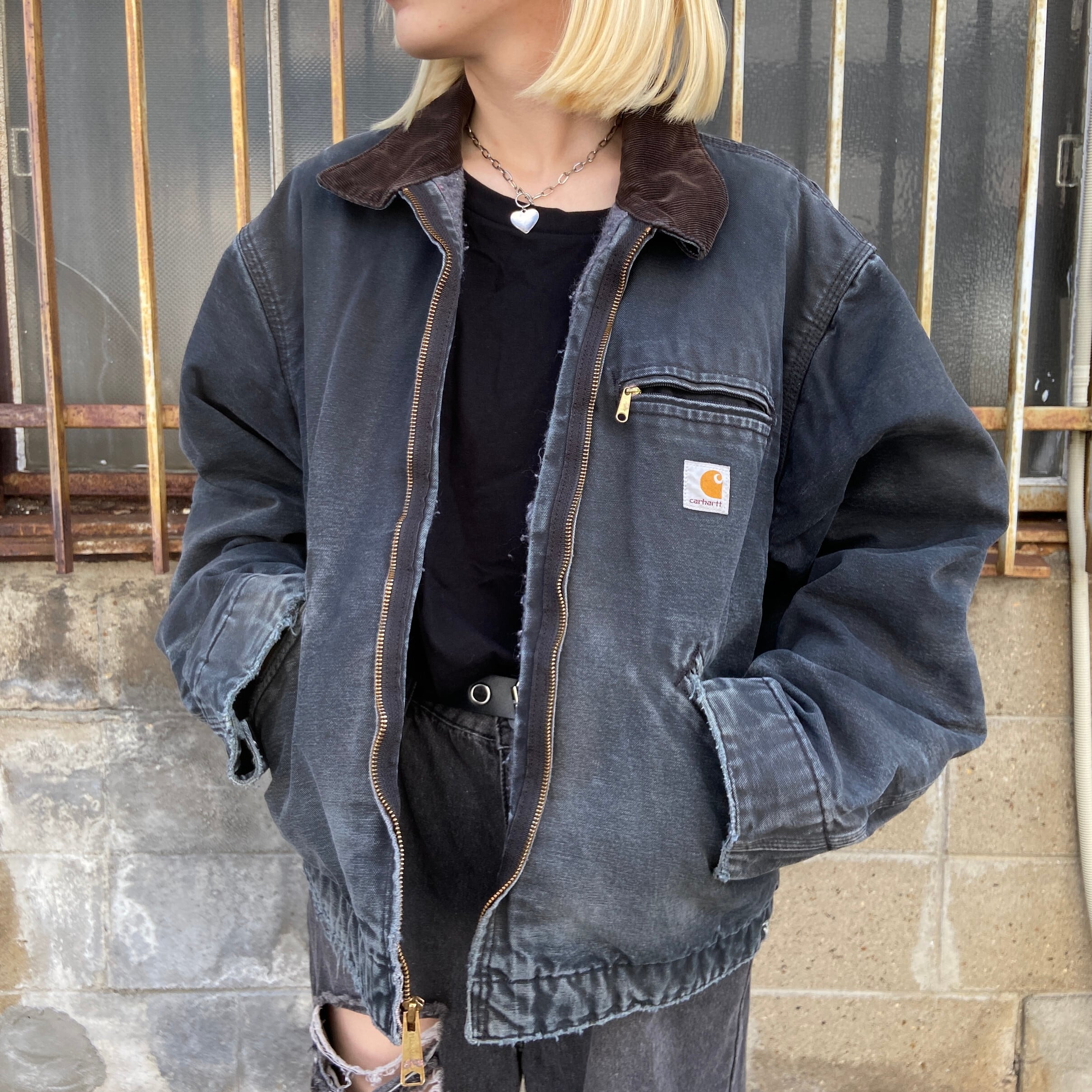 Carhartt デトロイトジャケット ブラック