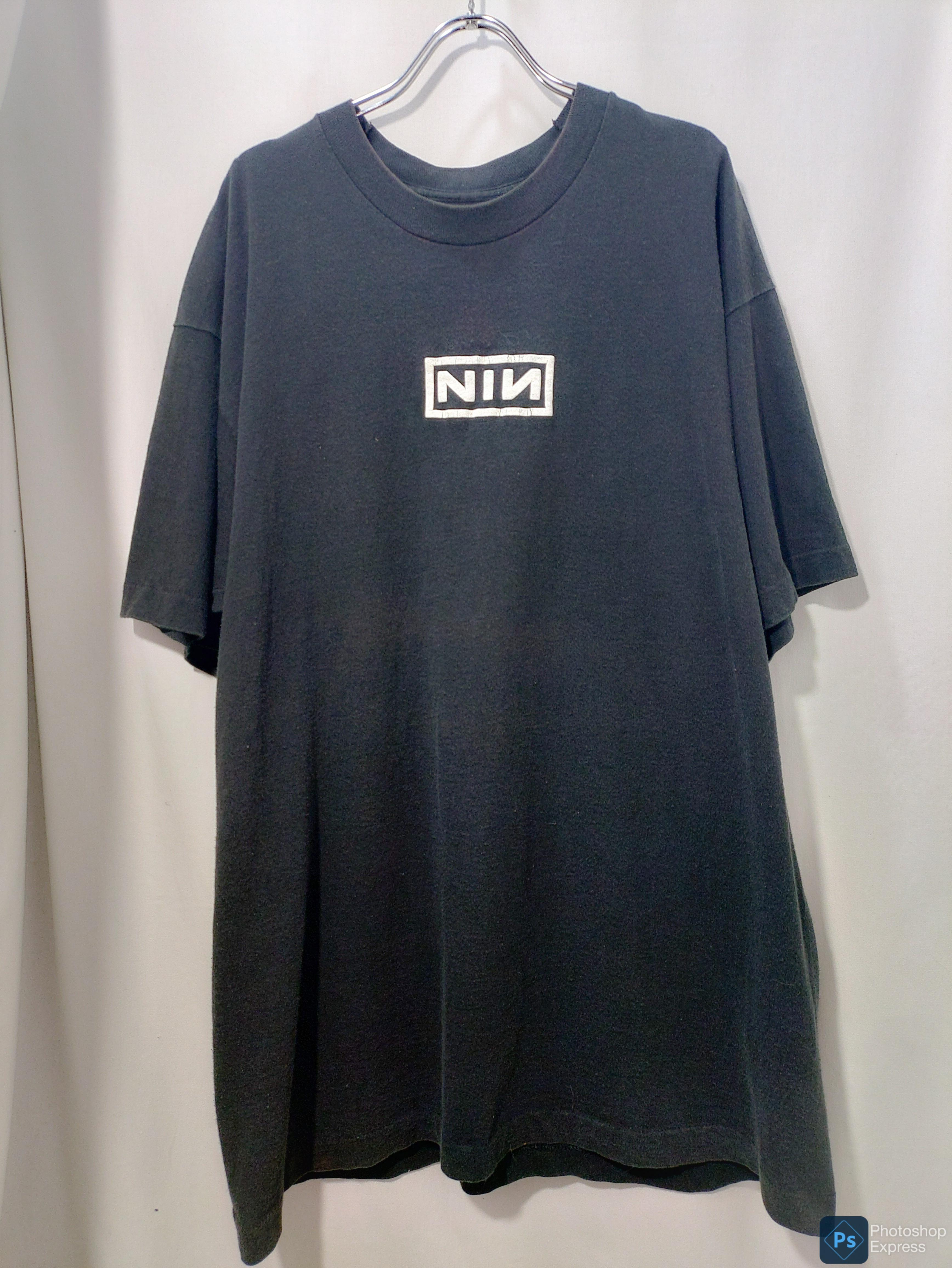 Vintage Nine inch nails box logo t-shirt 90s | 塚野製作所