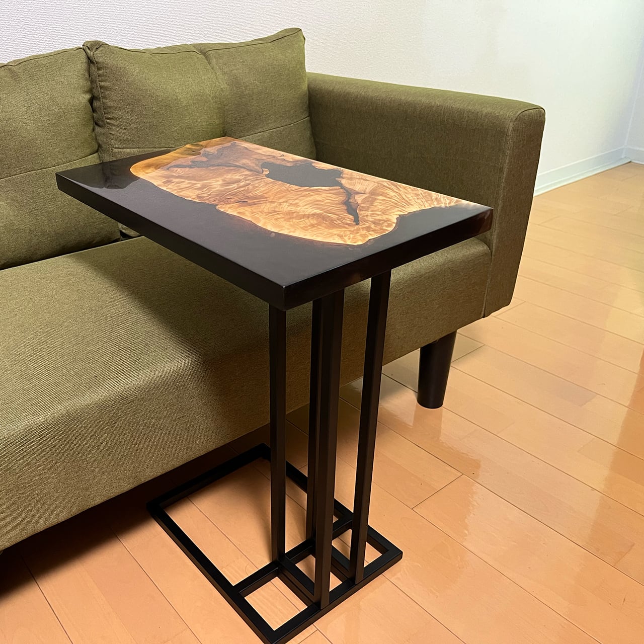 廃盤品MUJI 無印 MONO TABLE スチール サイドテーブル