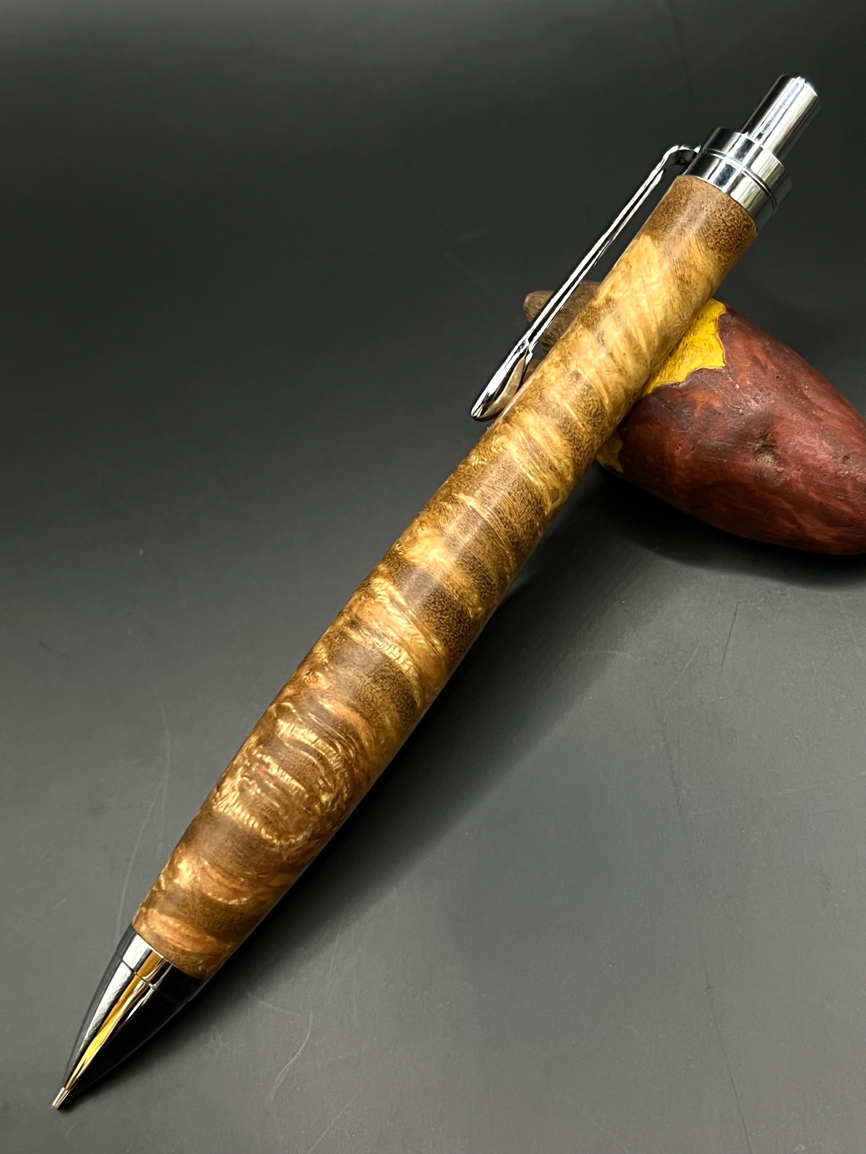 新品 こぶた工房 日光杉 極上杢 シャープペンシル0.5ミリ こぶた工房