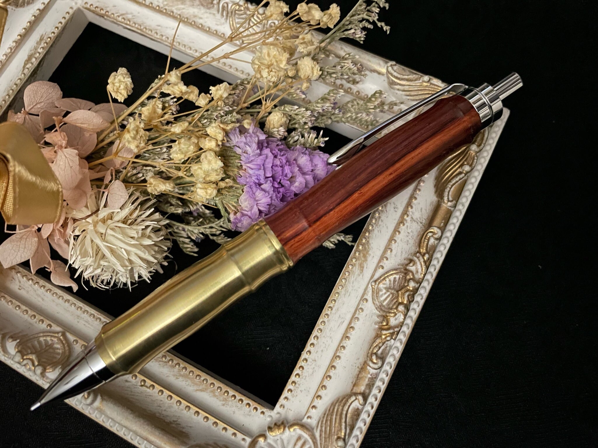 7:越南黄花梨 木軸シャープペンオリジナルグリップ(真鍮) | Flamberg