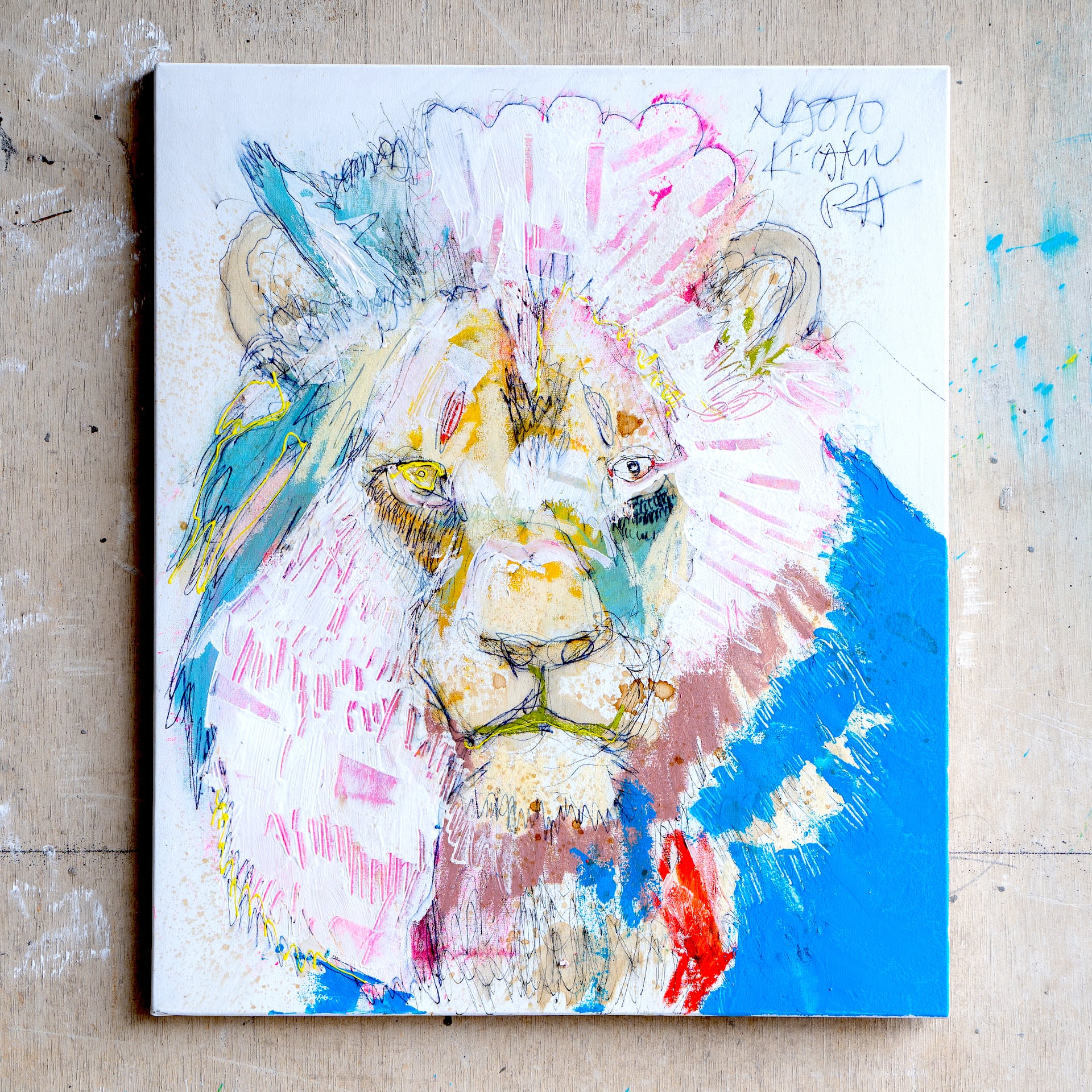 北村直登さん 原画F8 フレブルダンサー 額付き 北村直登さん 原画F8