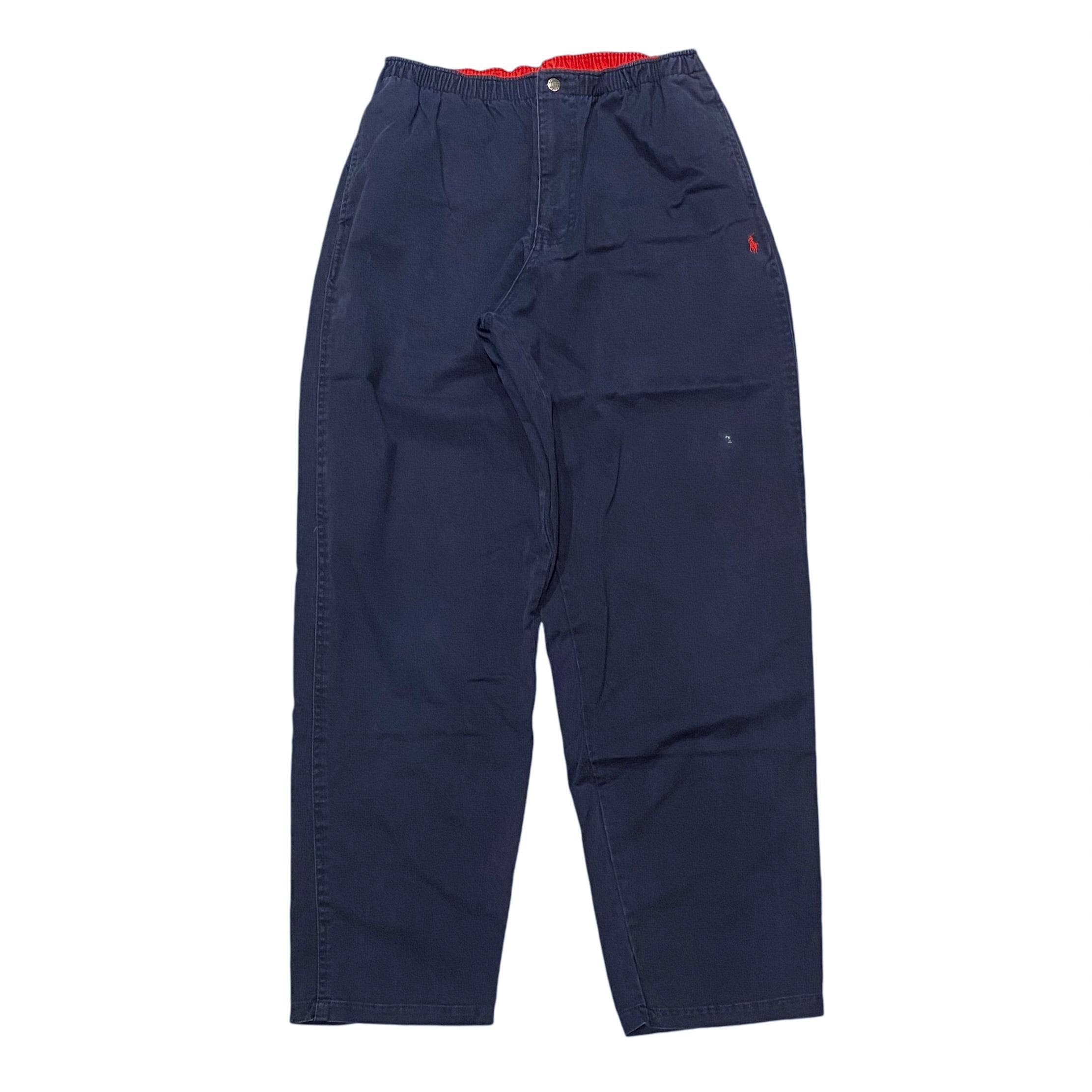 90's Polo Ralph Lauren Cotton Wide Easy Pants M / ポロ ラルフ