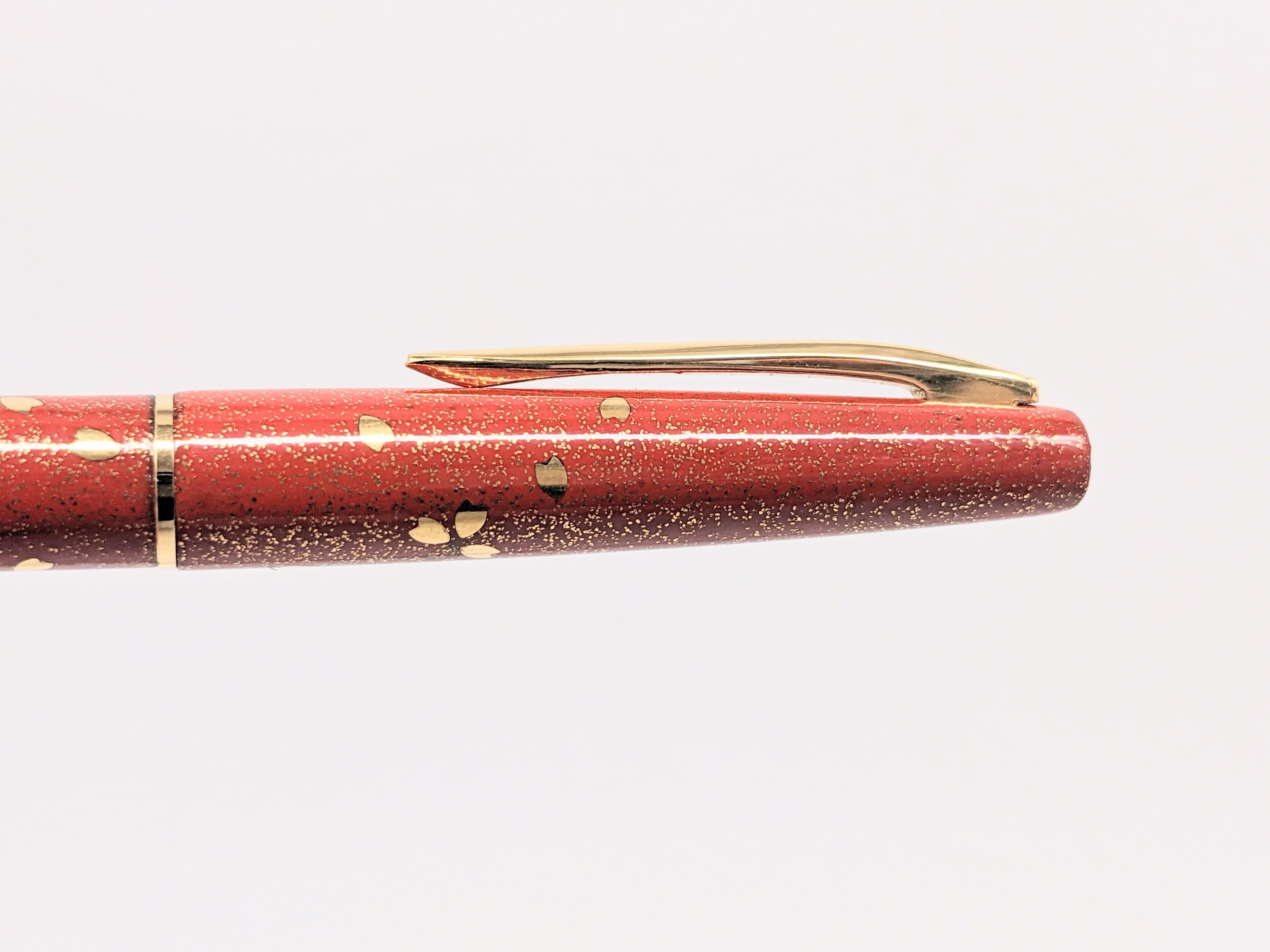 70s パイロット 蒔絵 桜吹雪 赤 旧 PILOT （細字） 18K 03014 | 川口