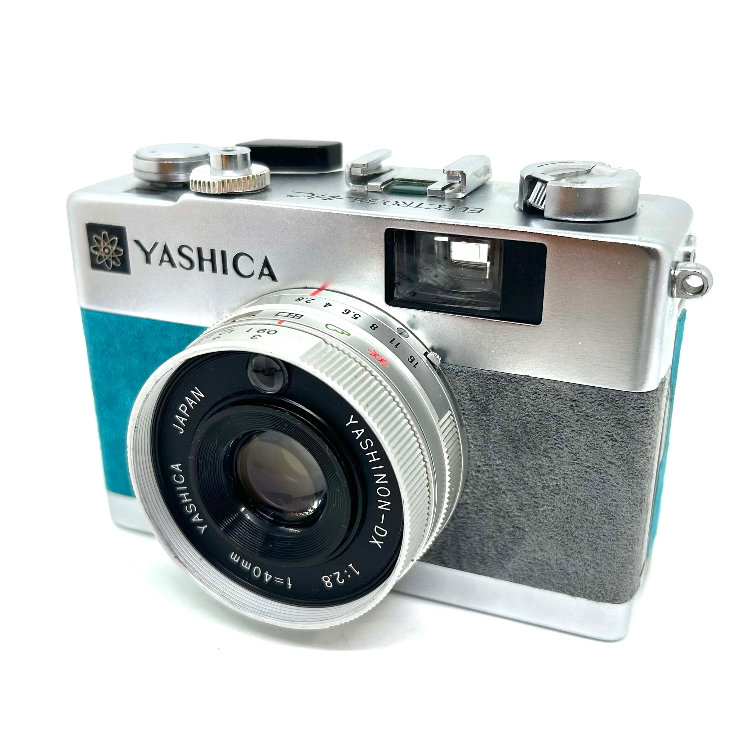 25-078リメイクカメラ YASHICA ELECTRO 35MC(スカイブルー