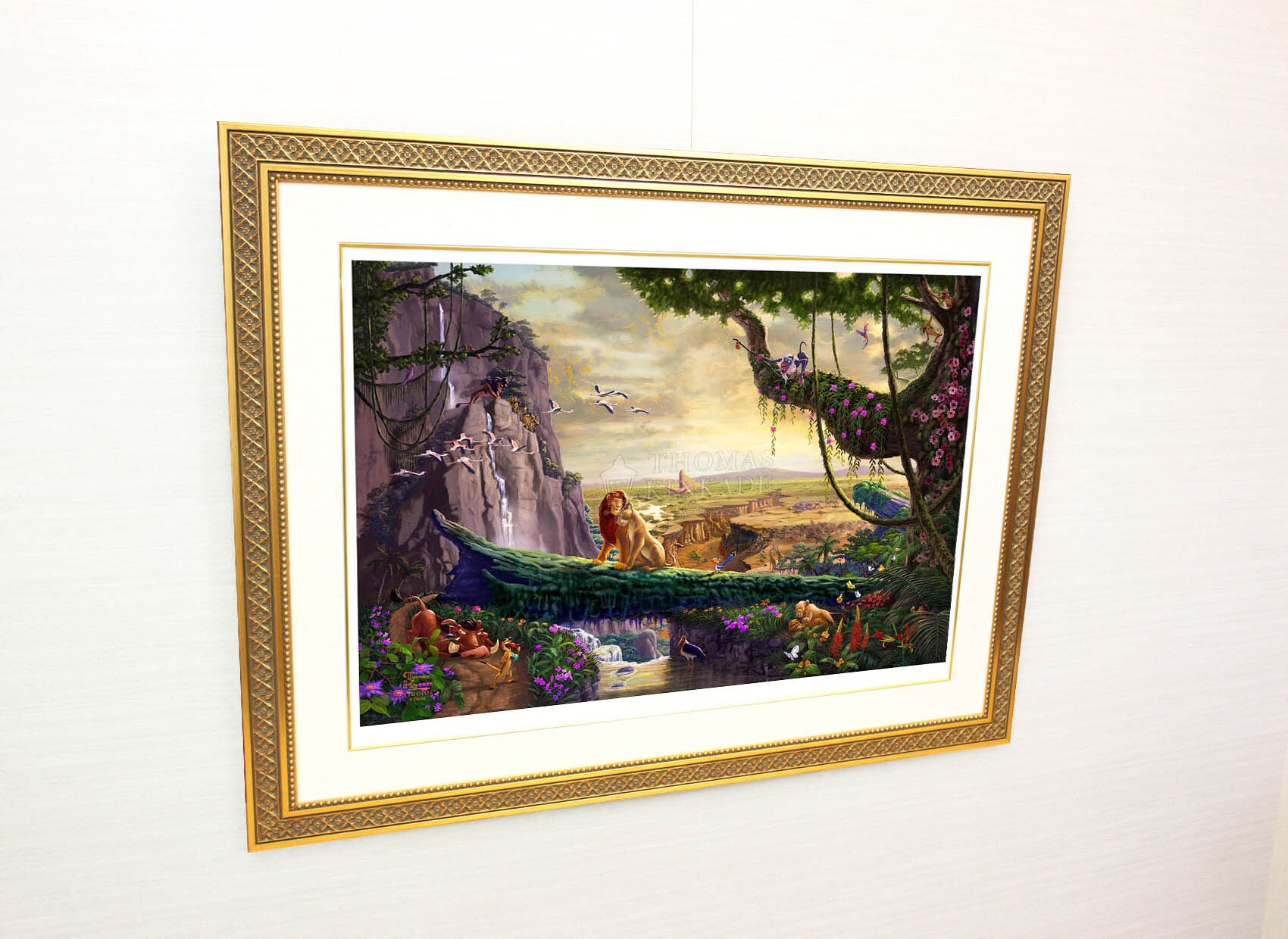 ライオン・キング 「ファミリー プライド」 セル画 限定500 楽天