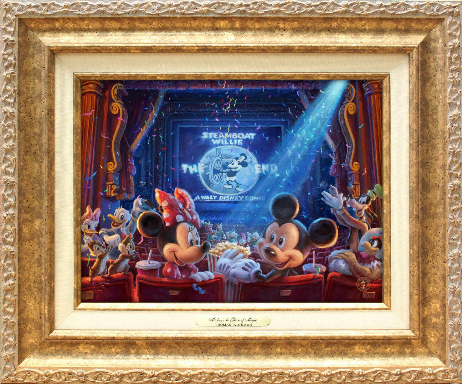 最終値下げディズニーハワイアンホリデー絵画ディズニー公認画家