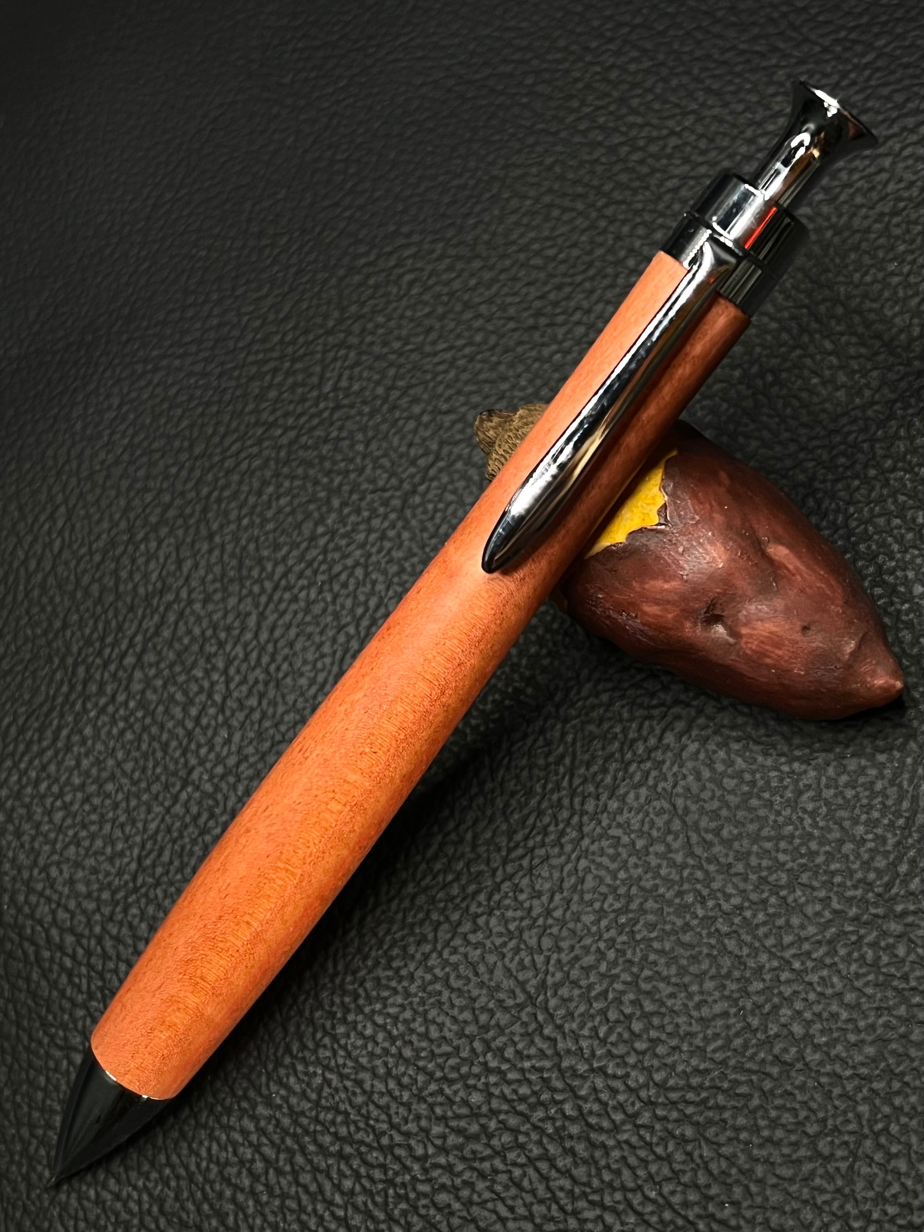 こぶた工房 特上黒柿孔雀杢 シャーペン 0.5mm 144ペン工房翌檜 特